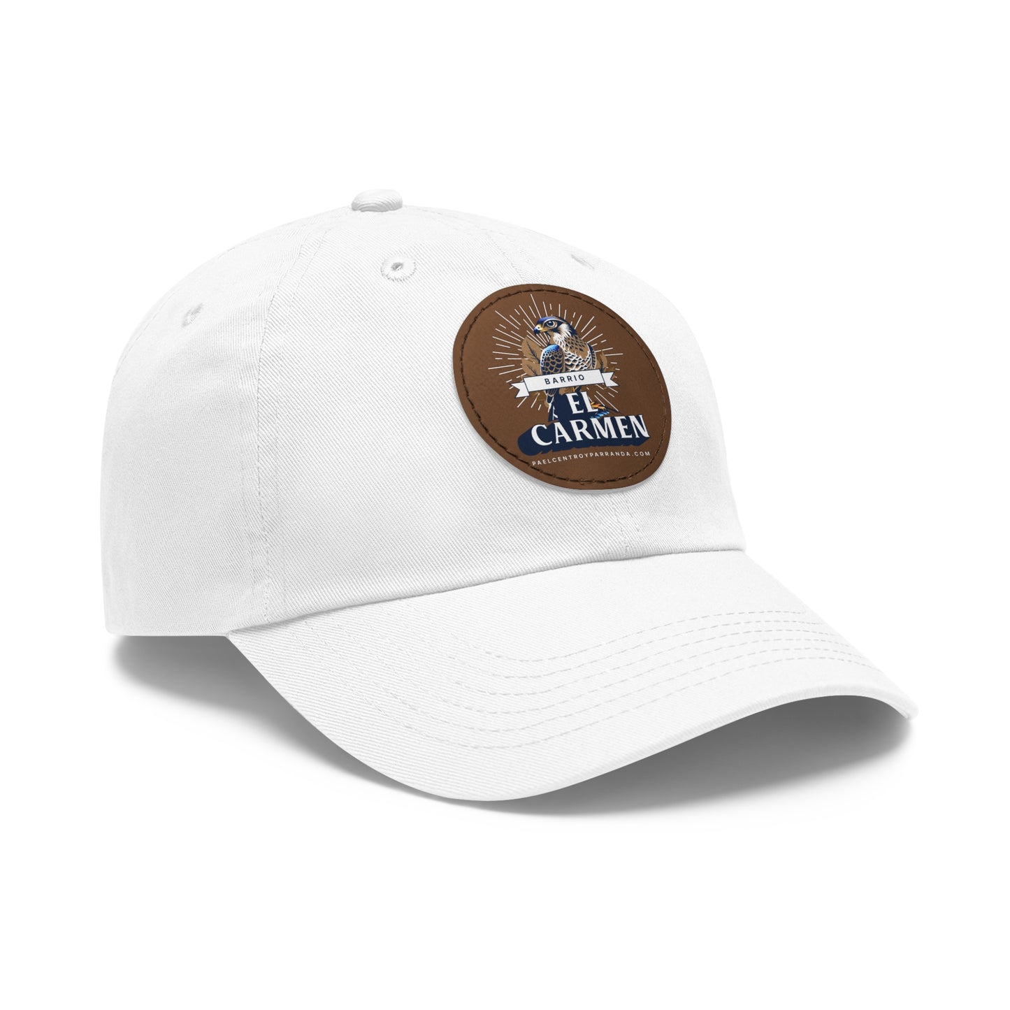 El Carmen, Remedios. Dad Hat with Leather Patch (Round)