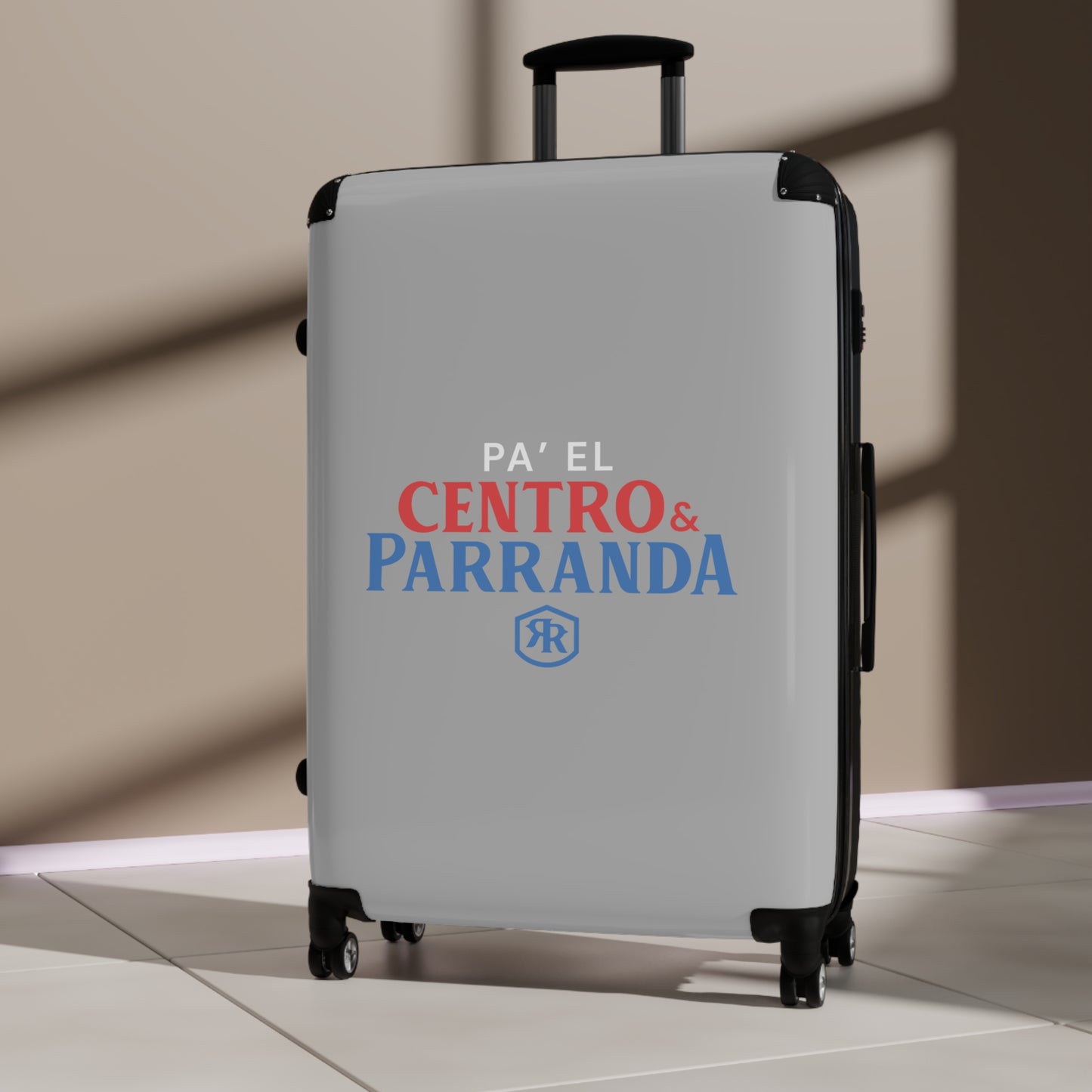 Pa´ el centro y parranda. Suitcase