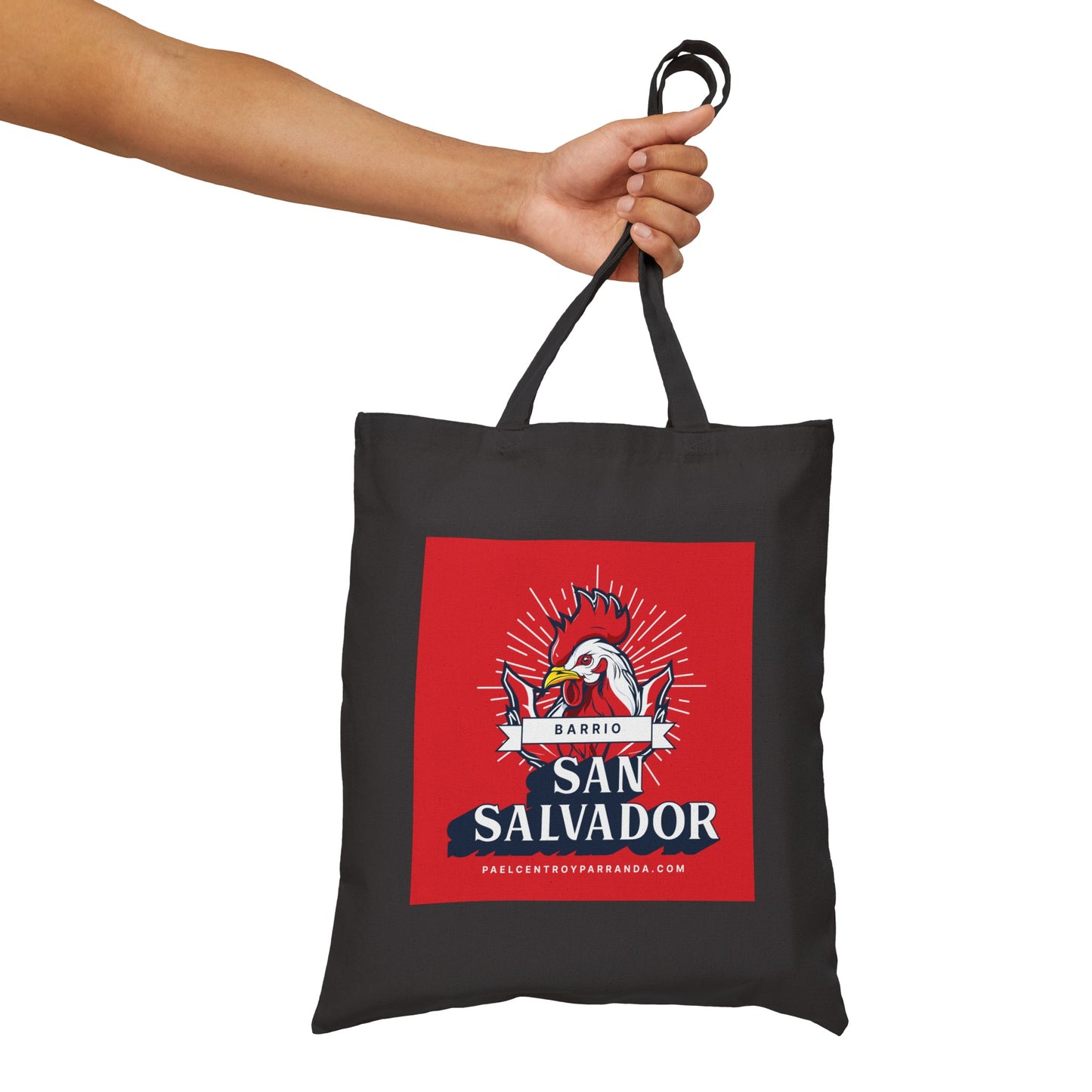 San Salvador, Remedios. Cotton Canvas Tote Bag