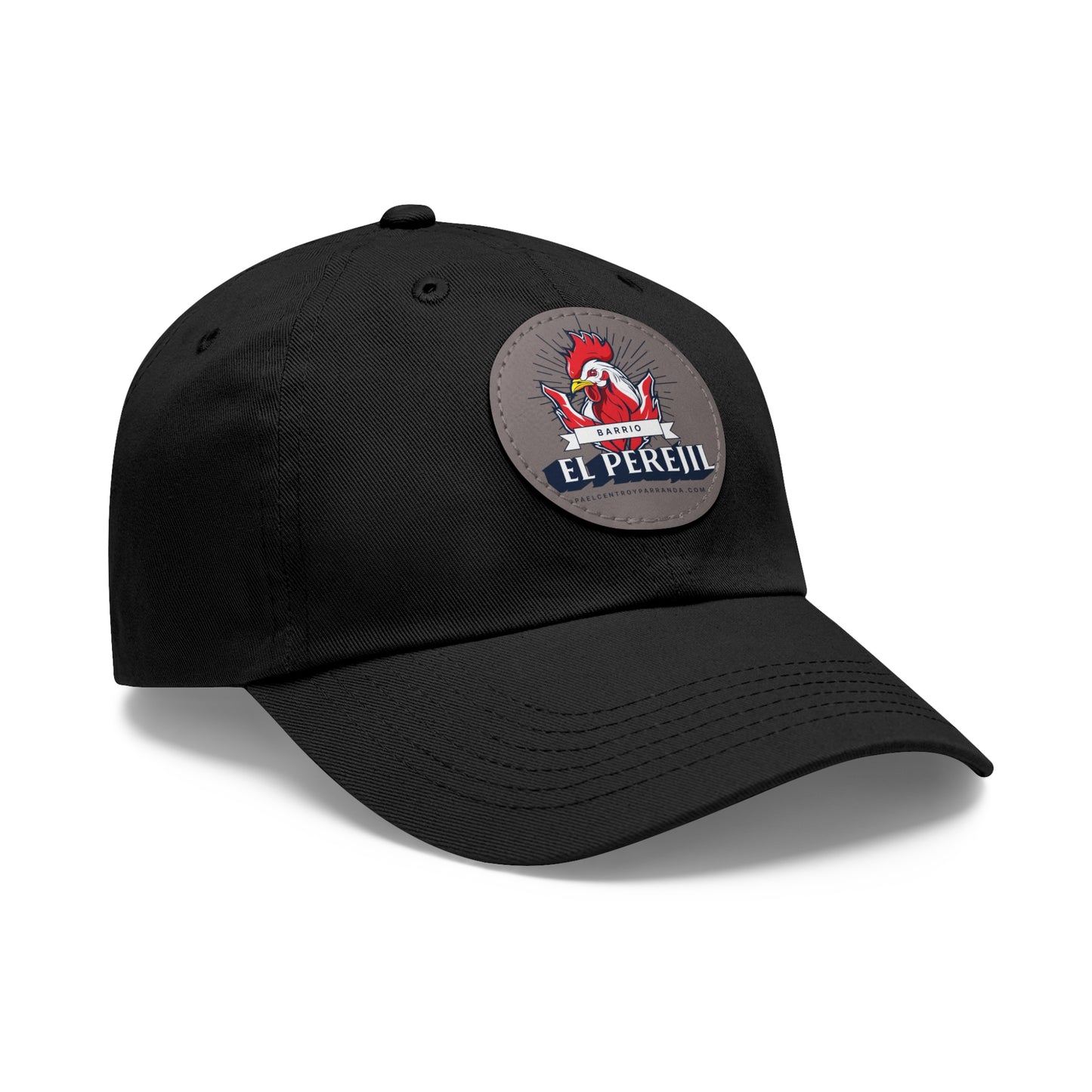 El Perejil, Quemado de Guines. Dad Hat with Leather Patch (Round)