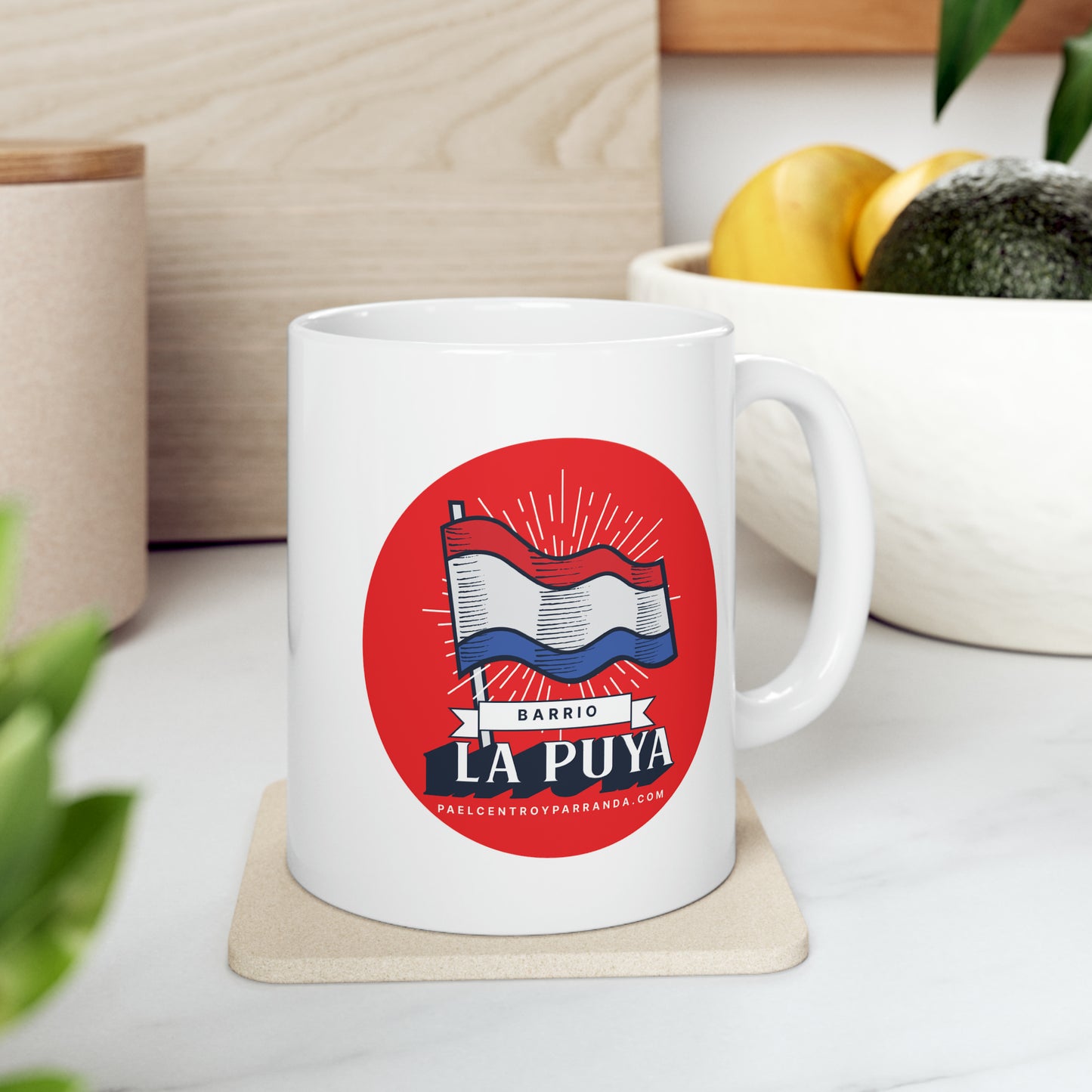 La Puya, Quemado de Guines. Ceramic Mug, 11oz