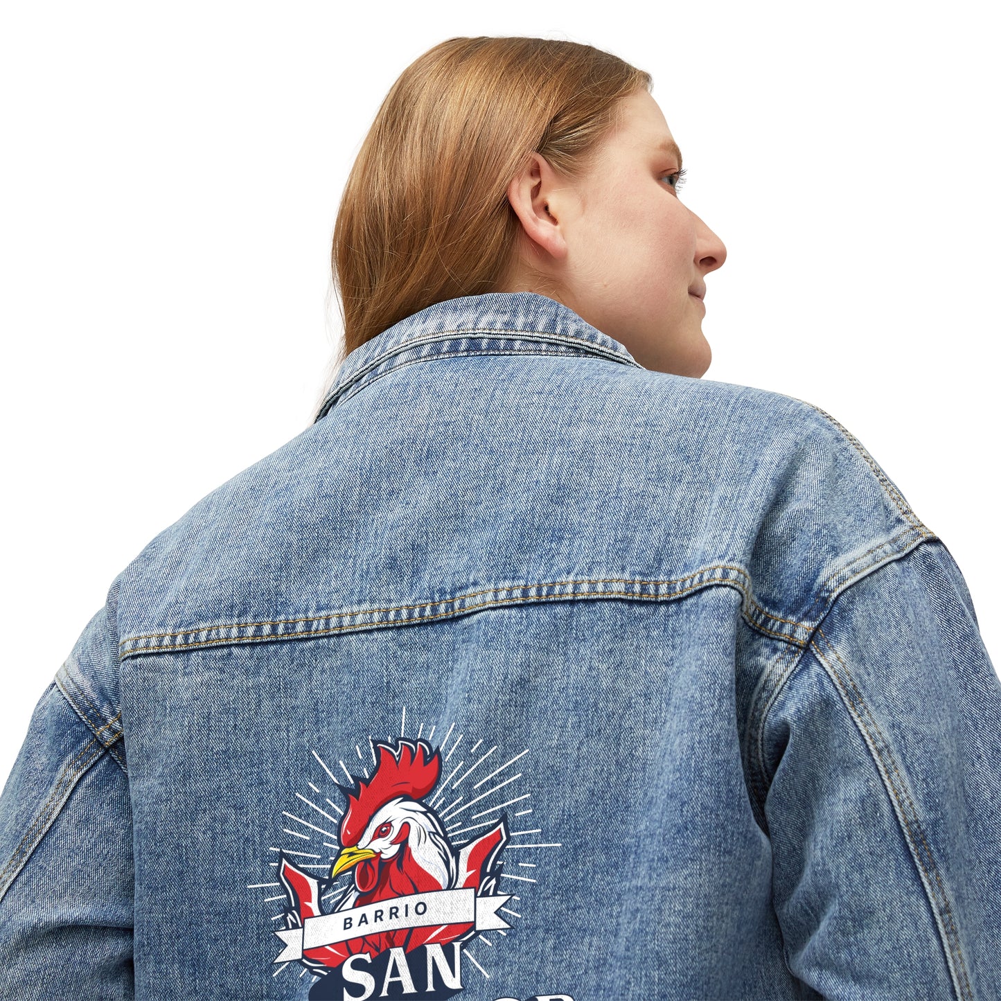San Salvador, Remedios. Women's Denim Jacket