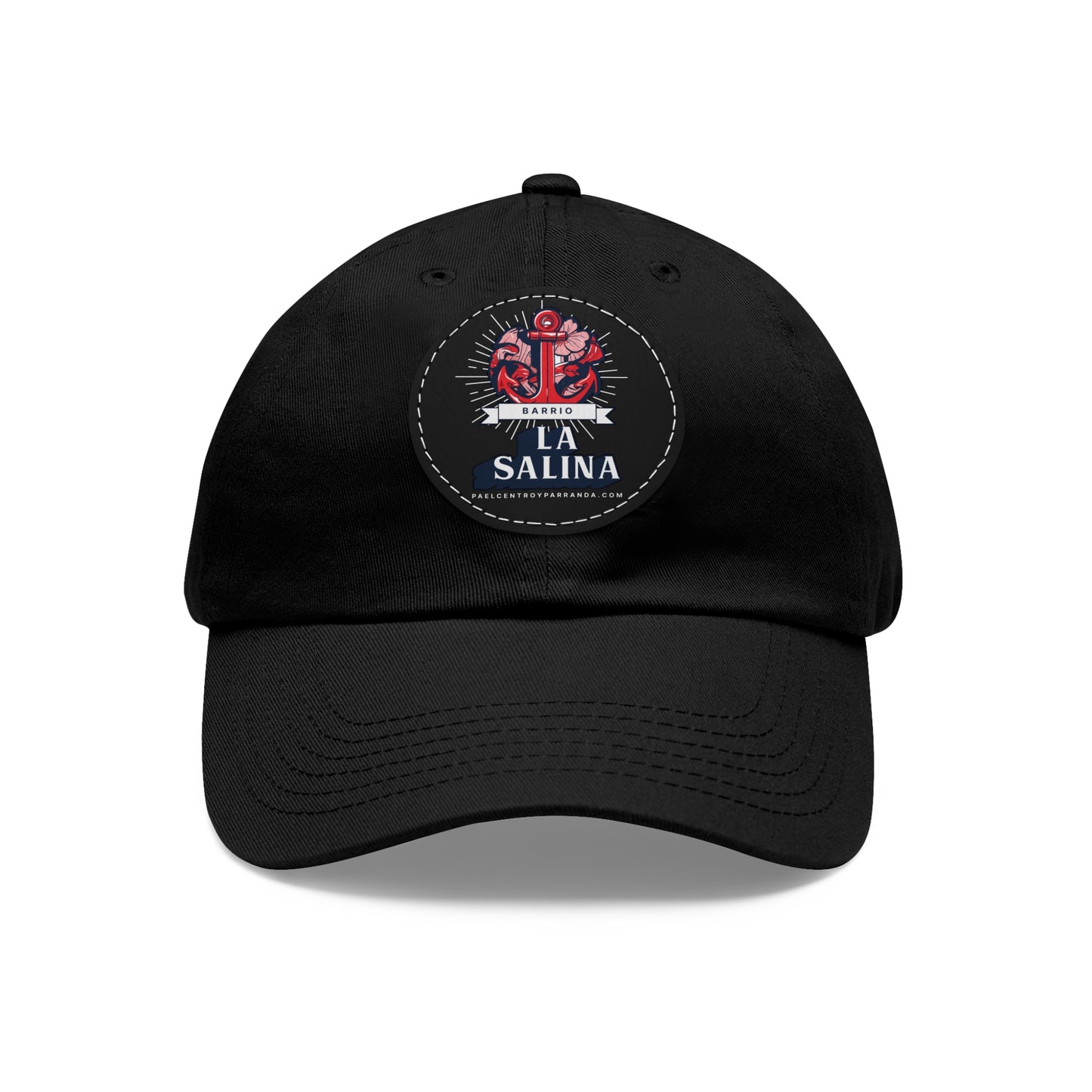 La Salina, Punta Alegre. Dad Hat with Leather Patch (Round)