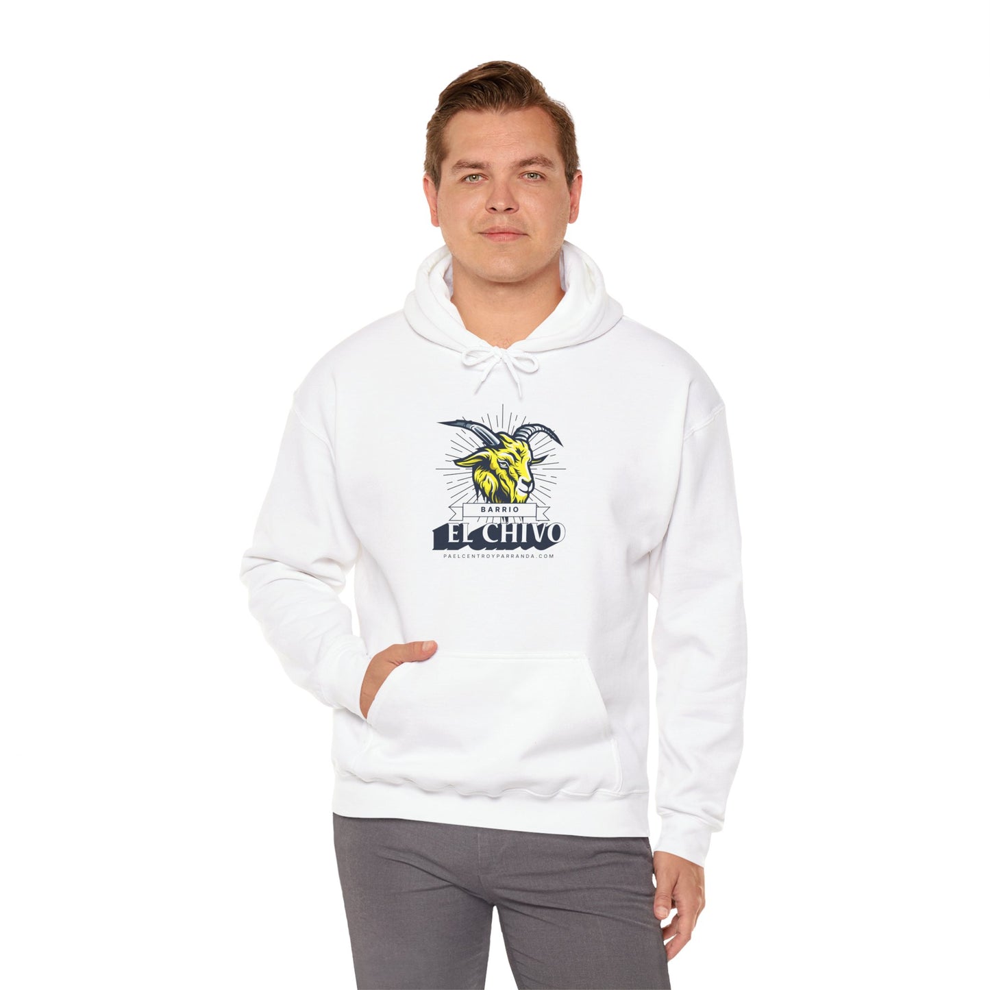 El Chivo, Zaza del Medio. Unisex Heavy Blend™ Hooded Sweatshirt