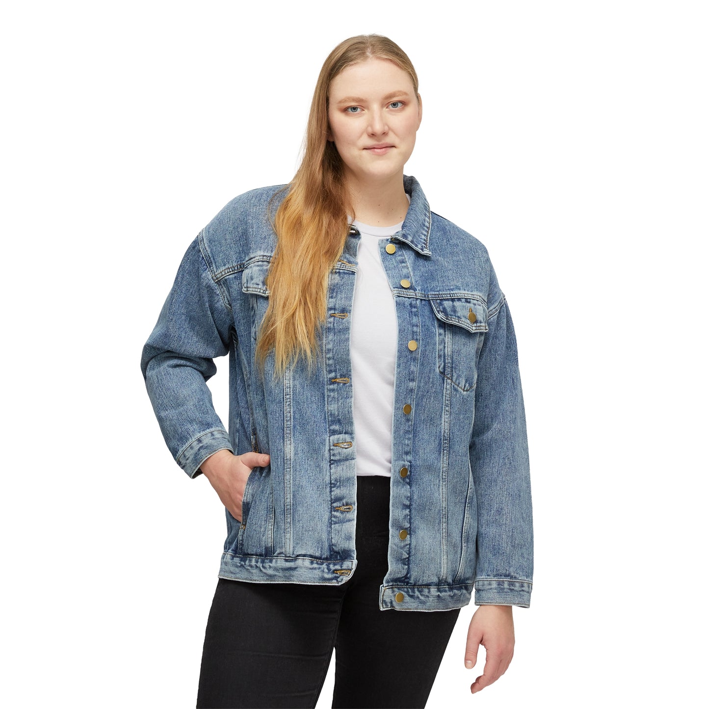 San Salvador, Remedios. Women's Denim Jacket