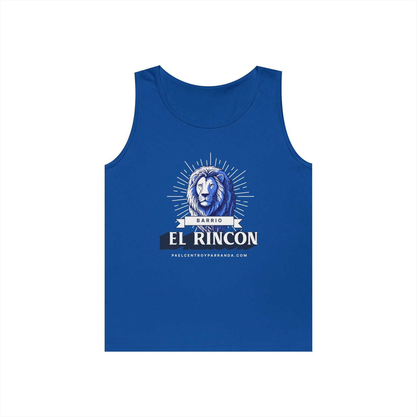 El Rincón, Mordazo. Unisex Heavy Cotton Tank Top - Casual Comfortable Apparel