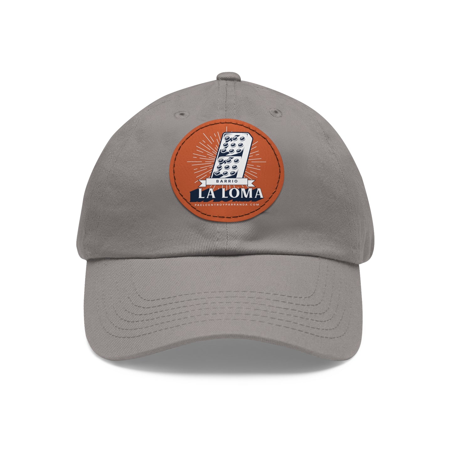 La Loma, Buenavista. Dad Hat with Leather Patch (Round)