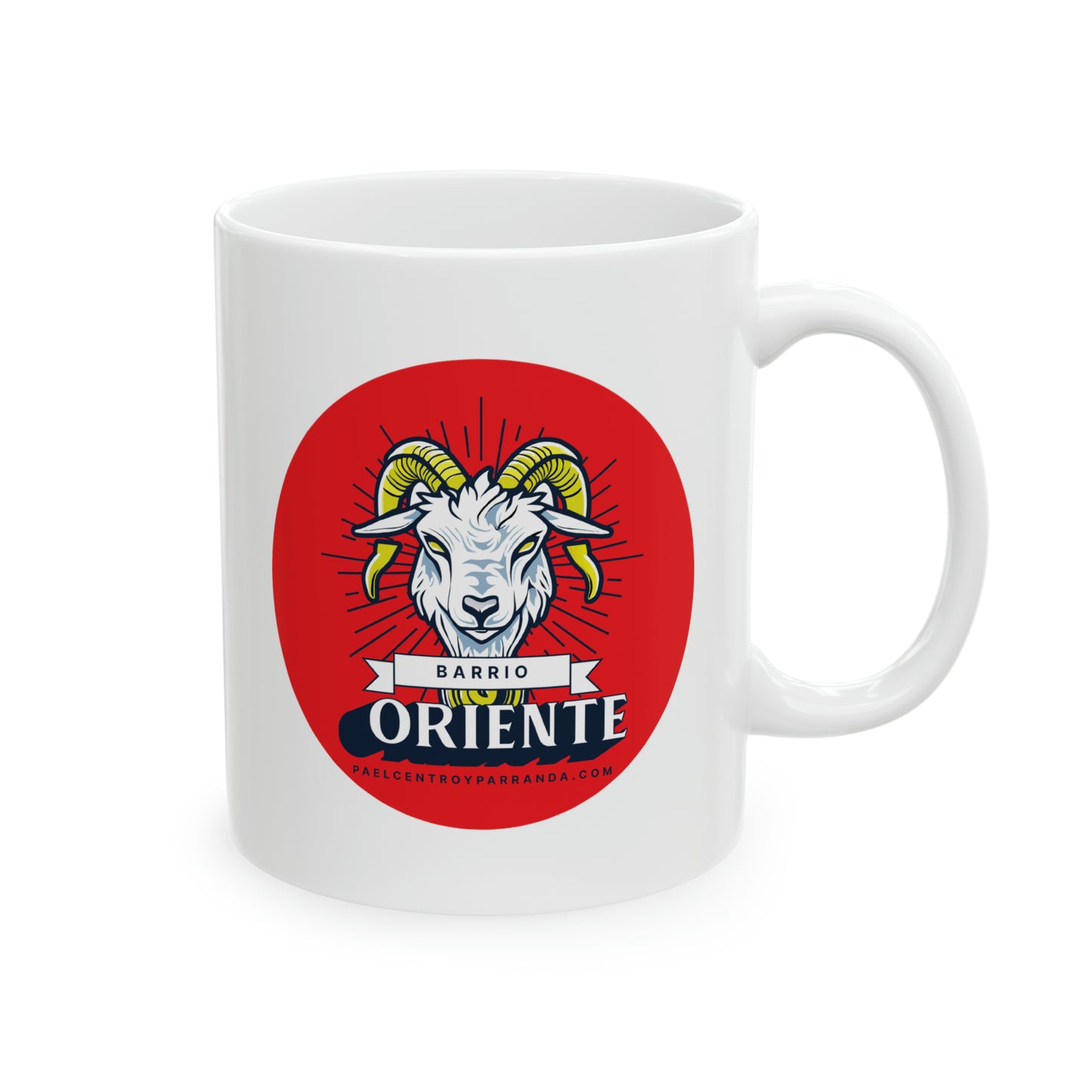 El Chivo, Zaza del Medio. Ceramic Mug, 11oz