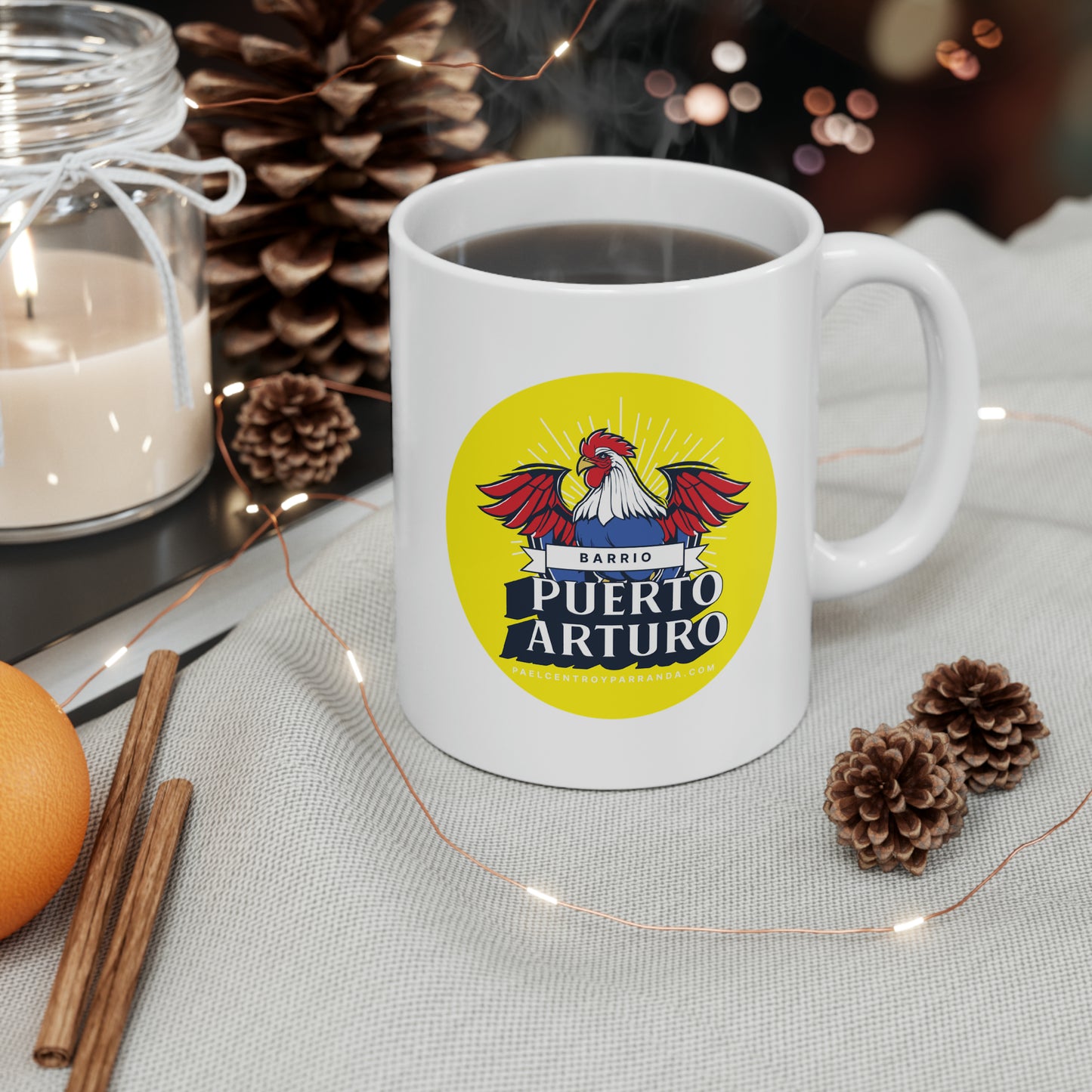 Puerto Arturo, Mayajigua. Ceramic Mug, 11oz