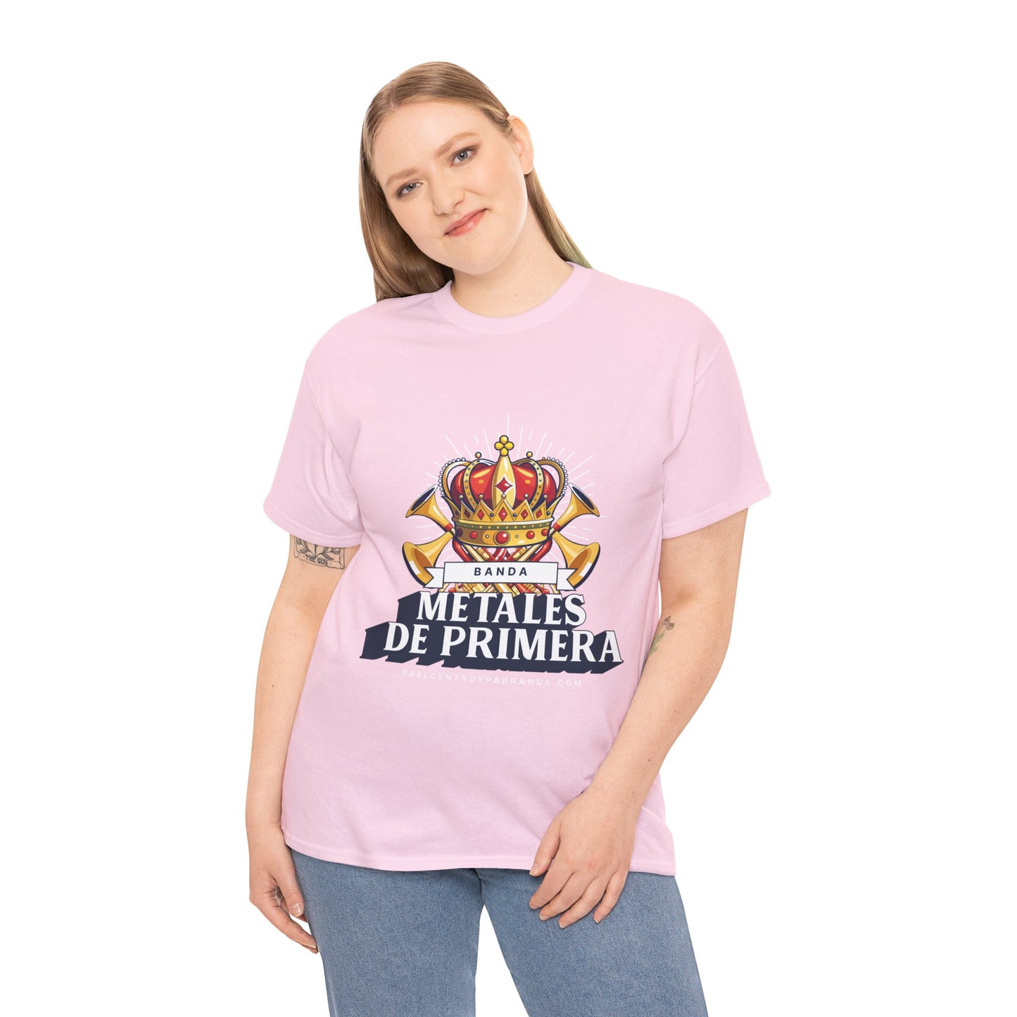Metales de Primera. (adults) Unisex Heavy Cotton Tee