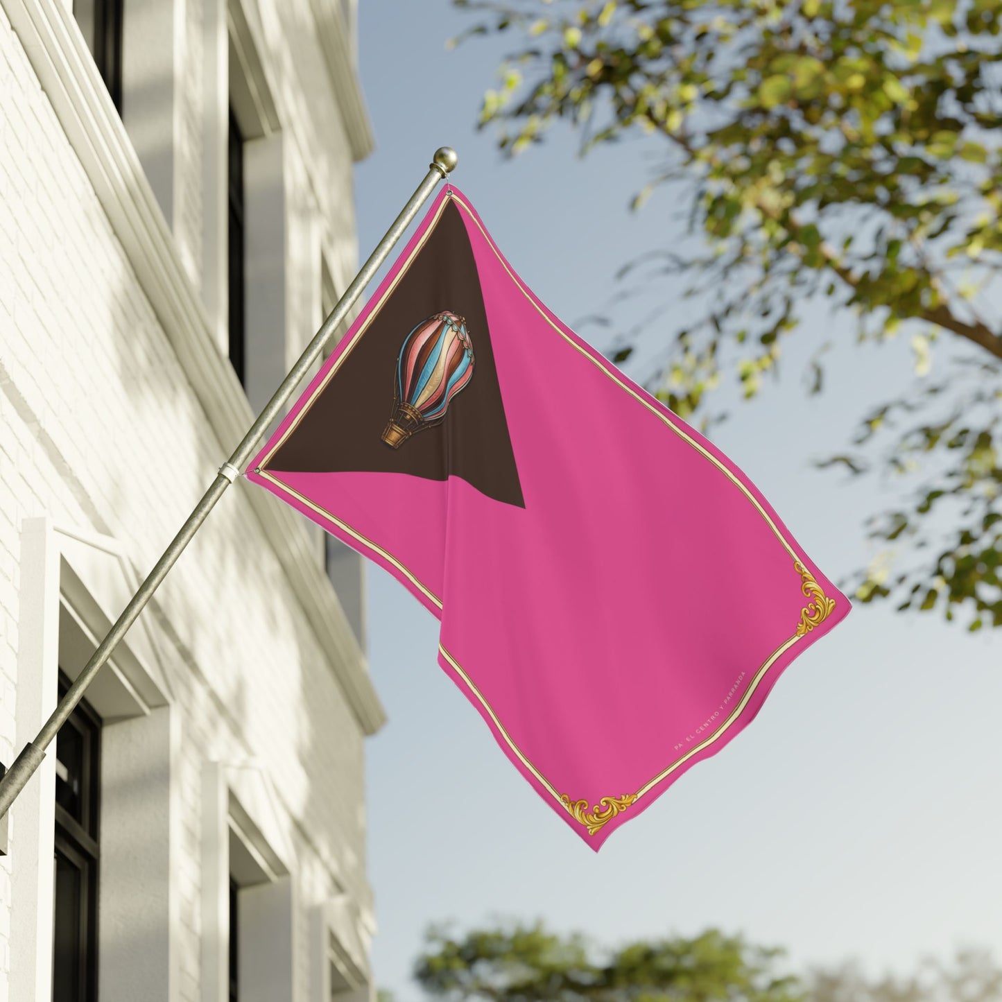 El Carmen, Remedios. Double Sided Flag