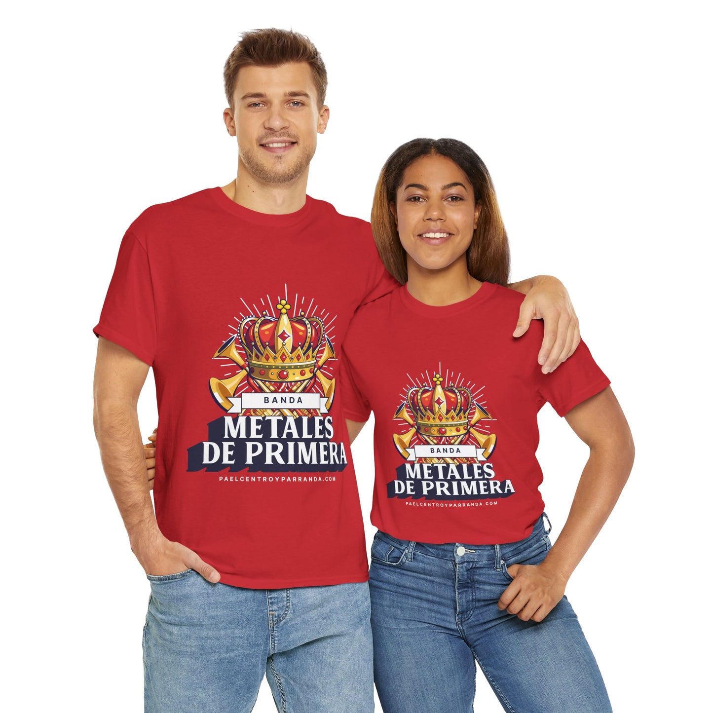Metales de Primera. (adults) Unisex Heavy Cotton Tee