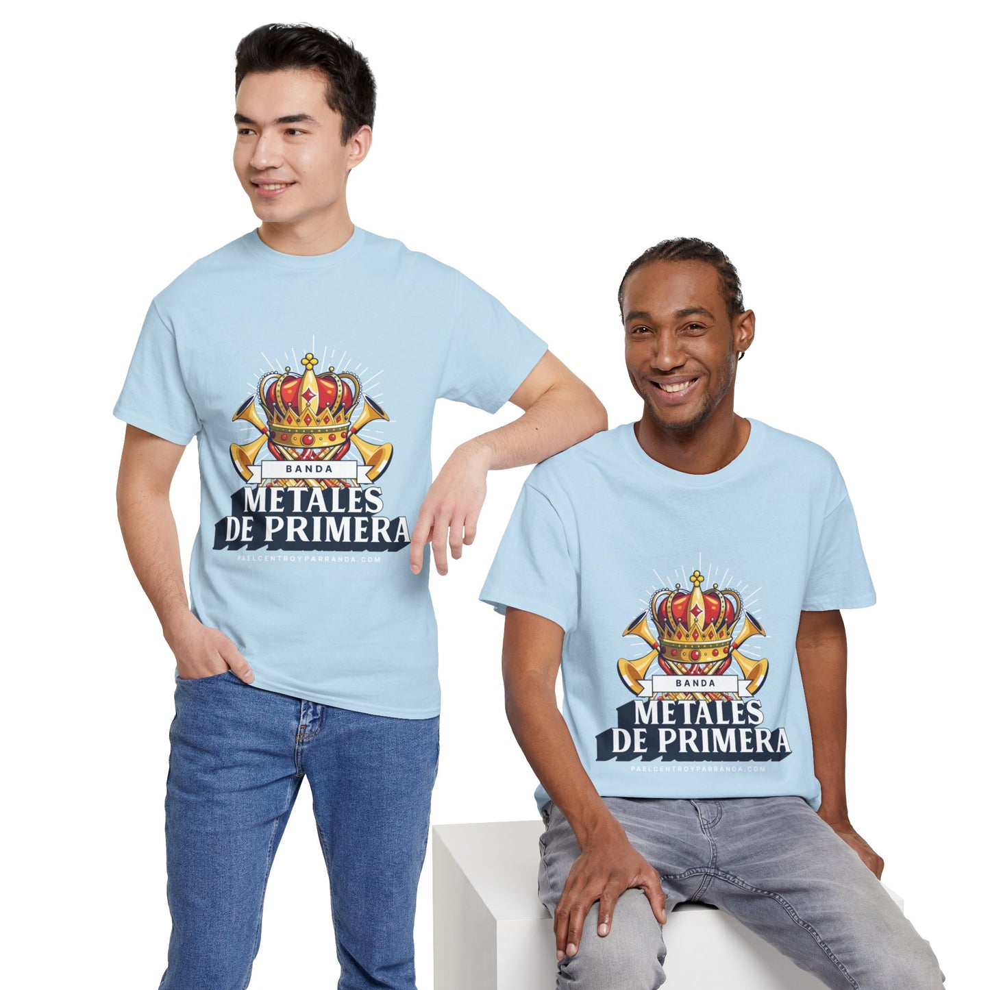 Metales de Primera. (adults) Unisex Heavy Cotton Tee
