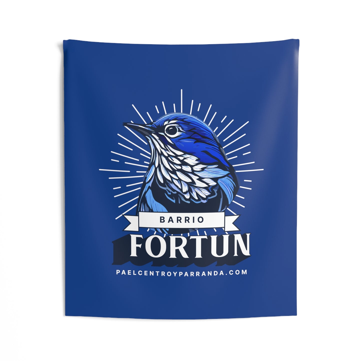 Fortún, Placetas, Vertical. Indoor Wall Tapestries
