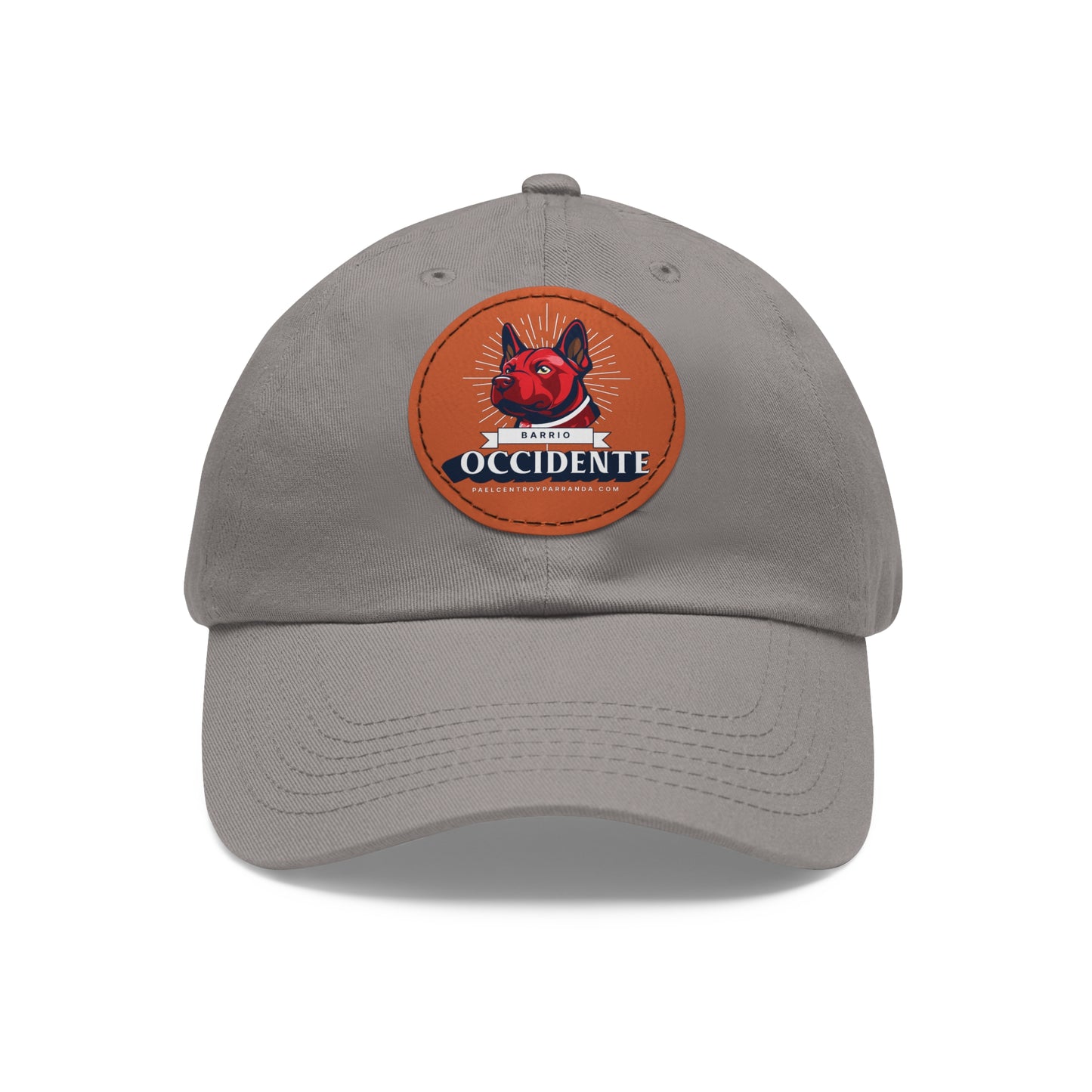 Occidente, Zaza del Medio. Dad Hat with Leather Patch (Round)