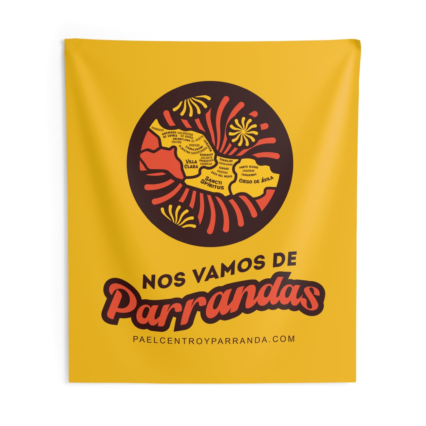 Nos Vamos de Parrandas. Tapestry — Wall Hanging