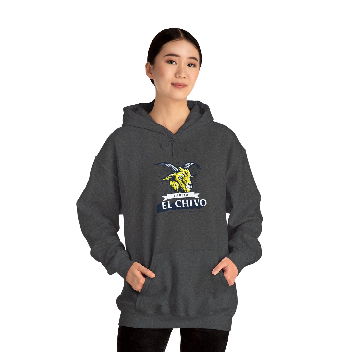 El Chivo, Zaza del Medio. Unisex Heavy Blend™ Hooded Sweatshirt