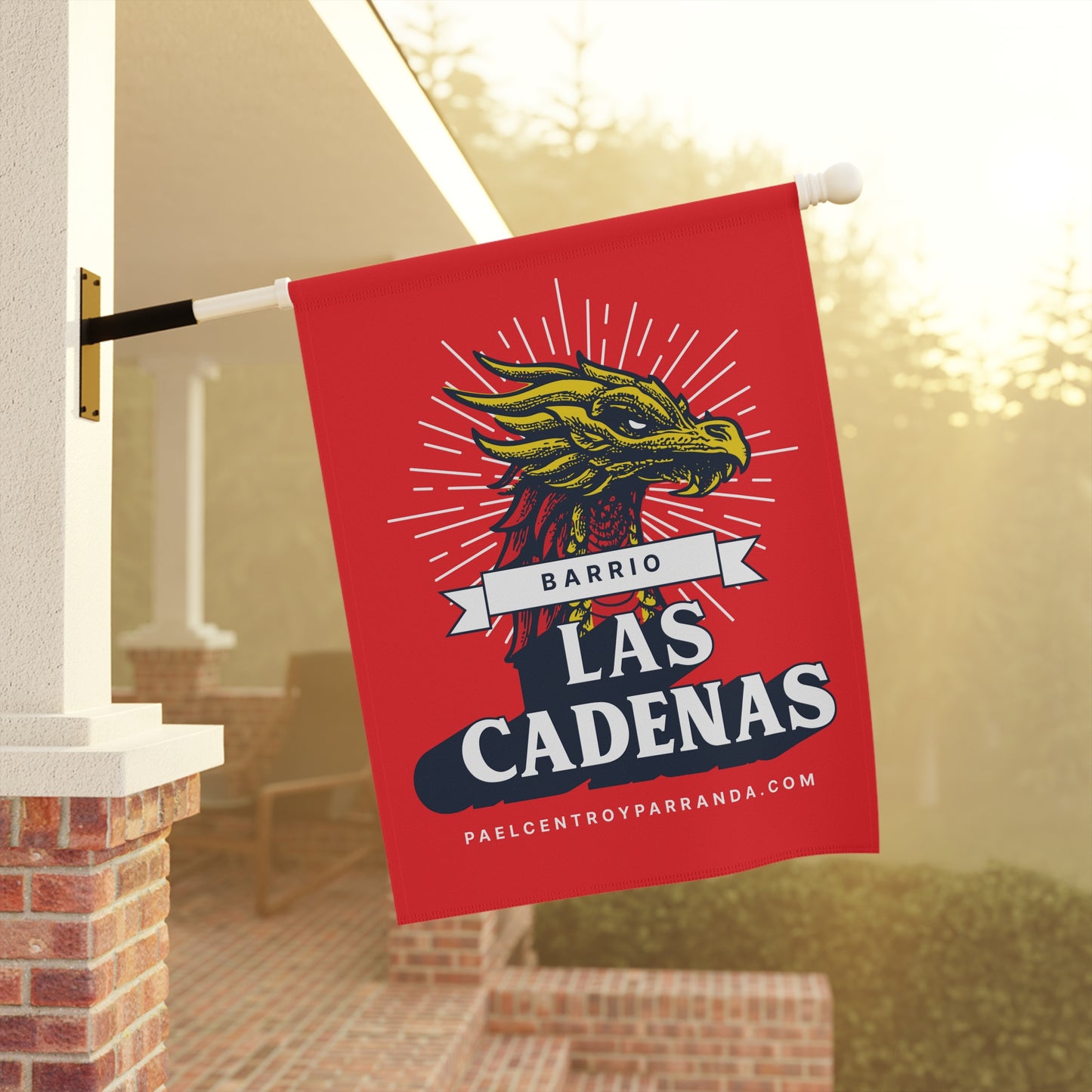Las Cadenas, Mordazo. Garden & House Banner