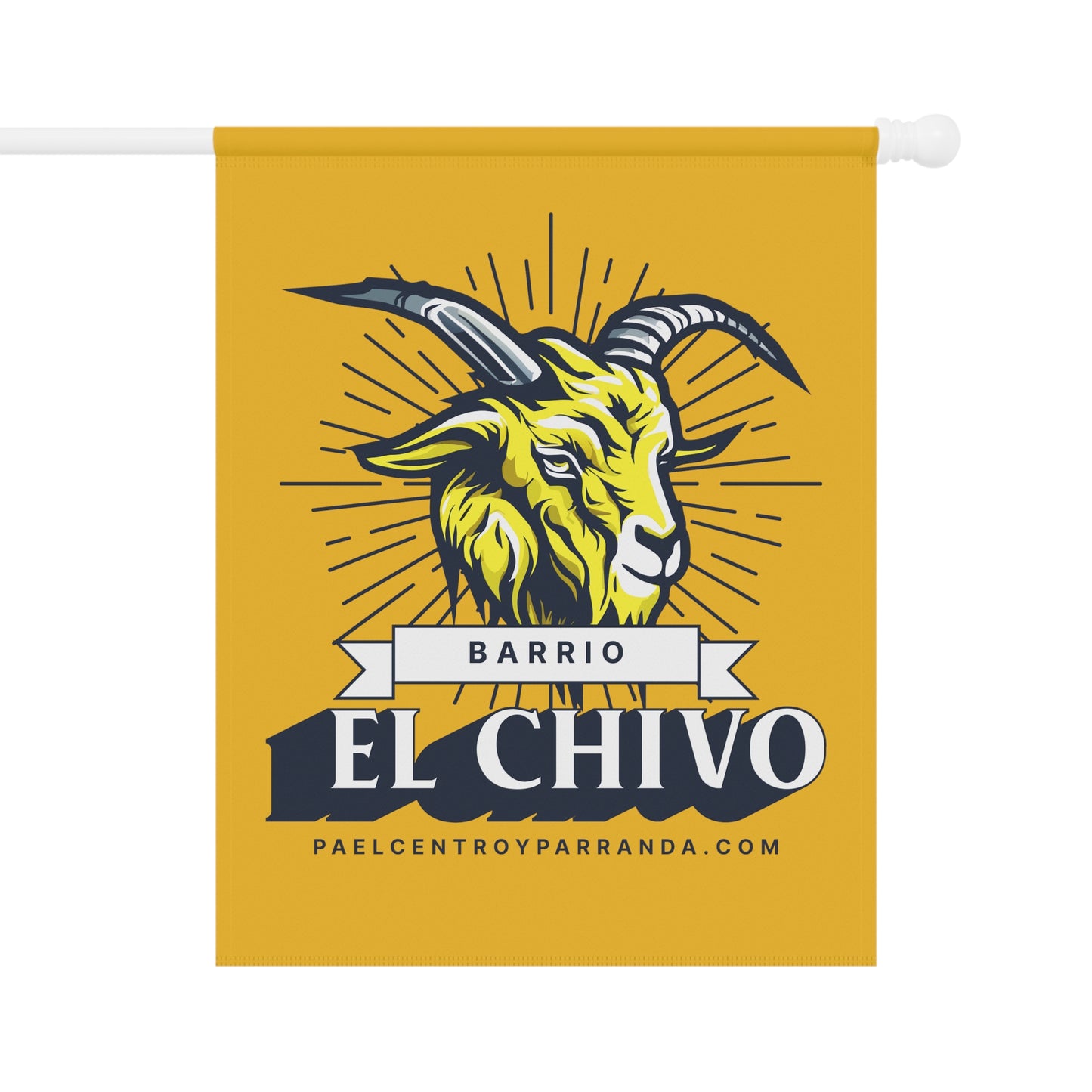 El Chivo, Zaza del Medio. Garden & House Banner