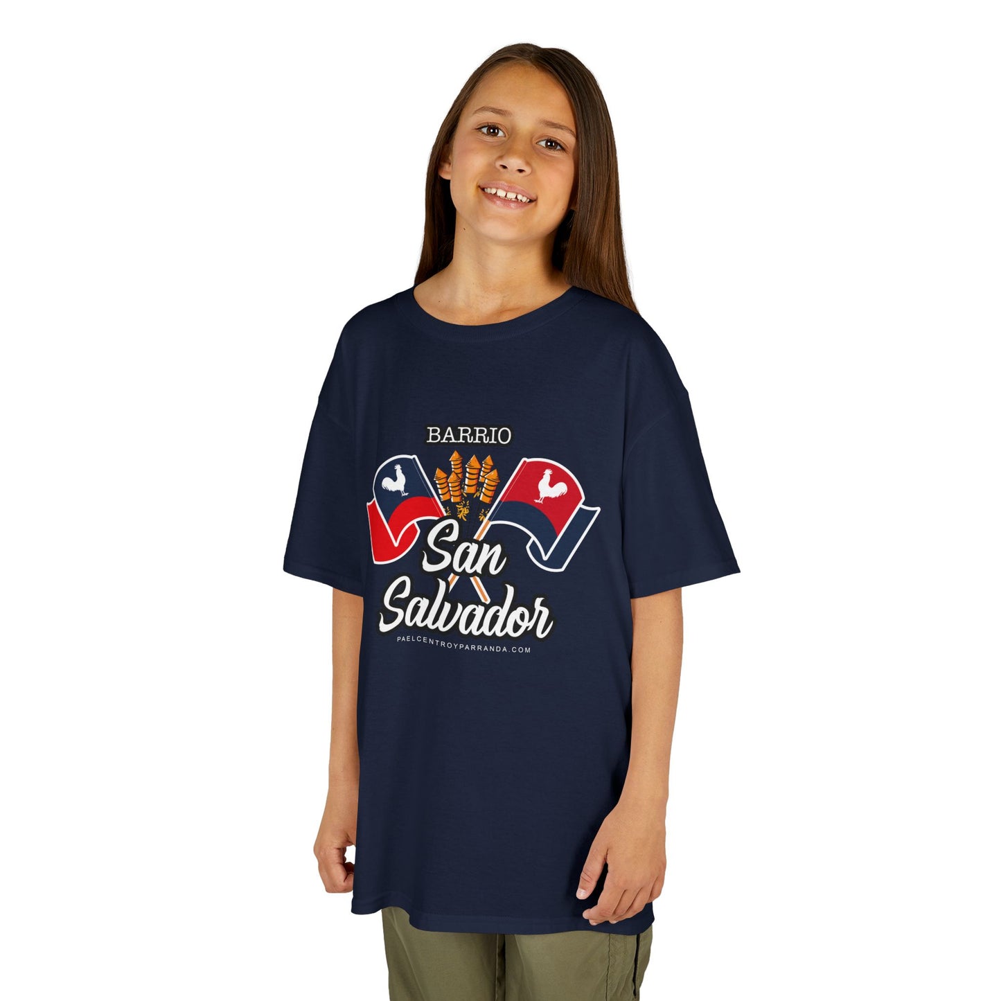 San Salvador, Remedios. Kids Heavy Cotton™ Tee