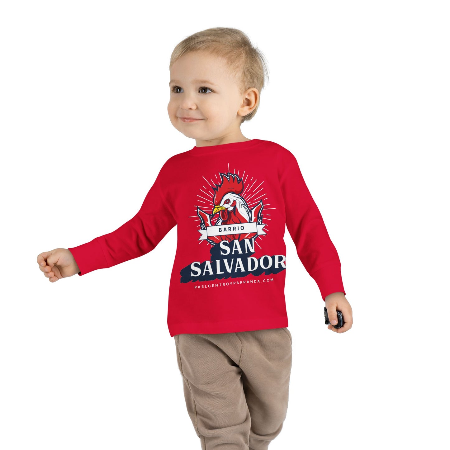 San Salvador, Remedios. Toddler Long Sleeve Tee