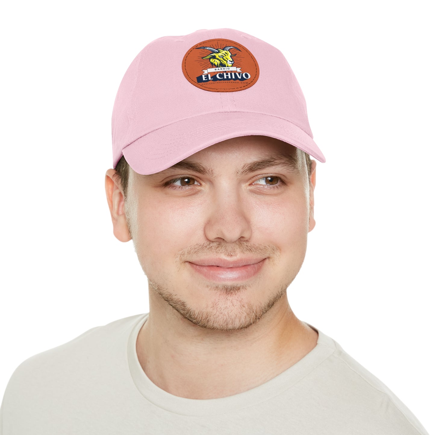 El Chivo, Zaza del Medio. Dad Hat with Leather Patch (Round)