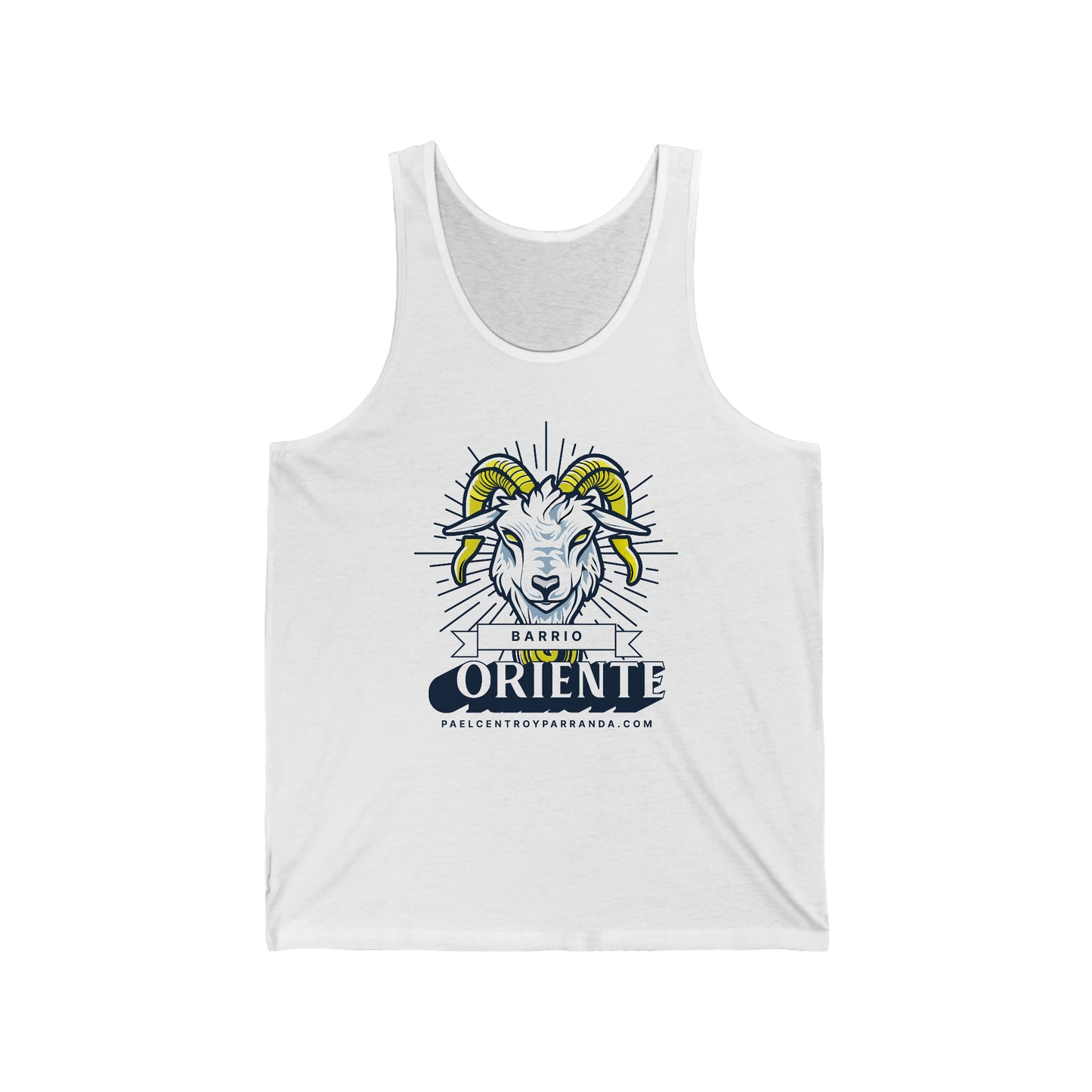Oriente, Zaza del Medio. Unisex Jersey Tank