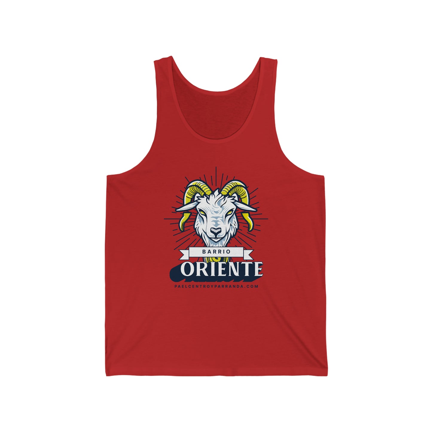 Oriente, Zaza del Medio. Unisex Jersey Tank