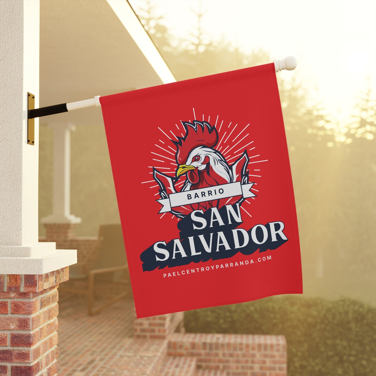 San Salvador, Remedios. Garden & House Banner