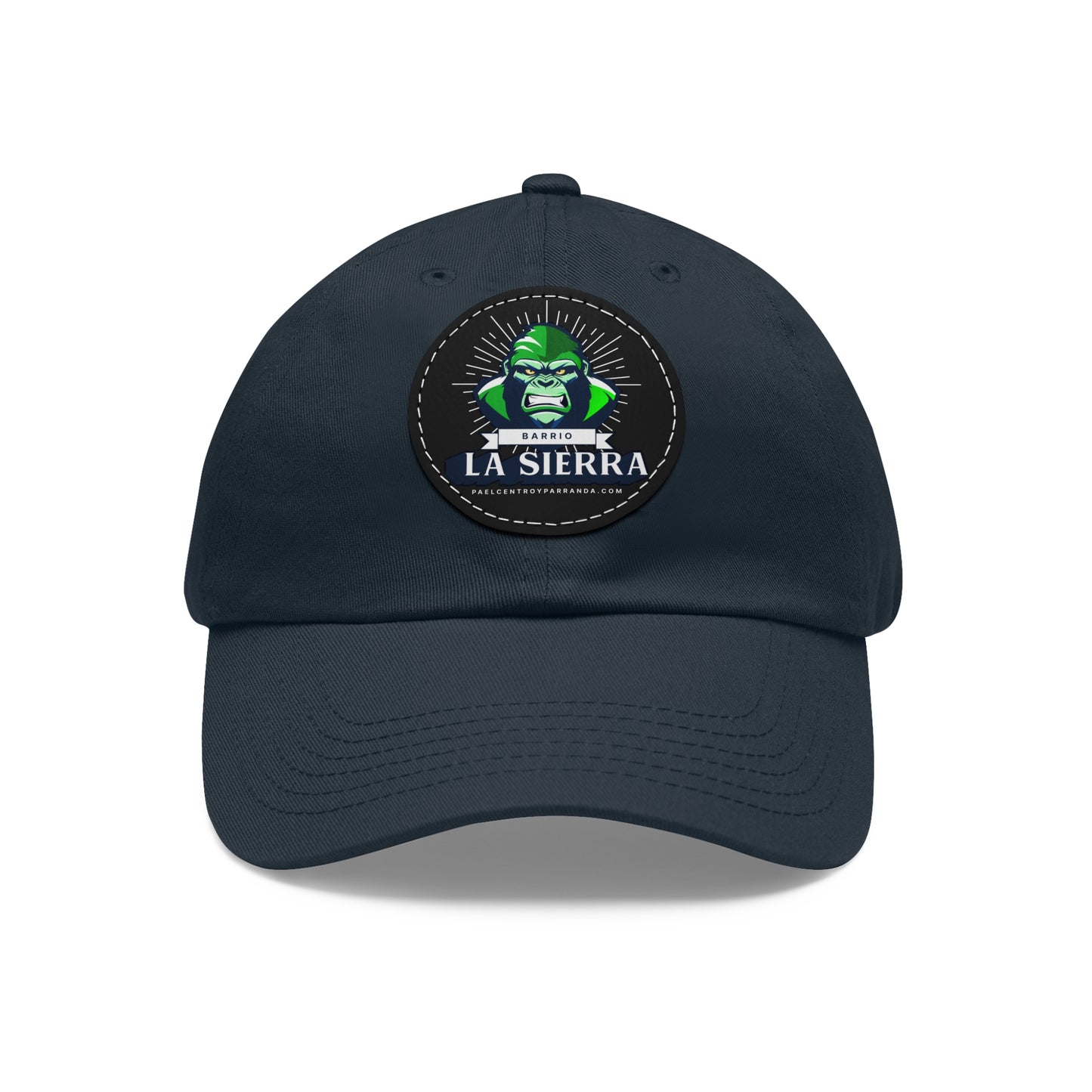 La Sierra, Buenavista. Dad Hat with Leather Patch (Round)