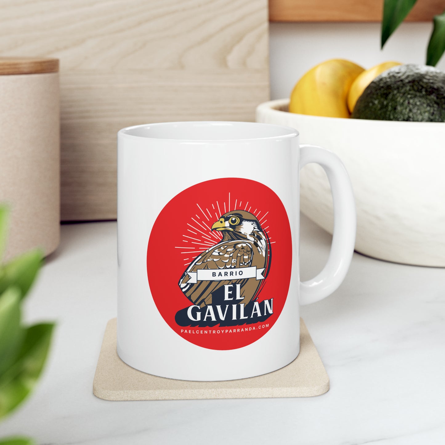 El Gavilán, Taguayabón. Ceramic Mug, 11oz