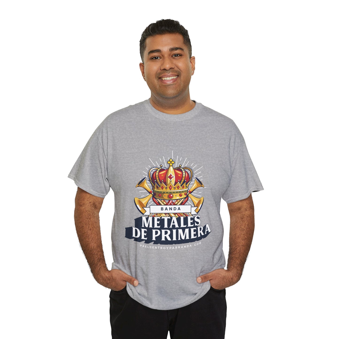 Metales de Primera. (adults) Unisex Heavy Cotton Tee