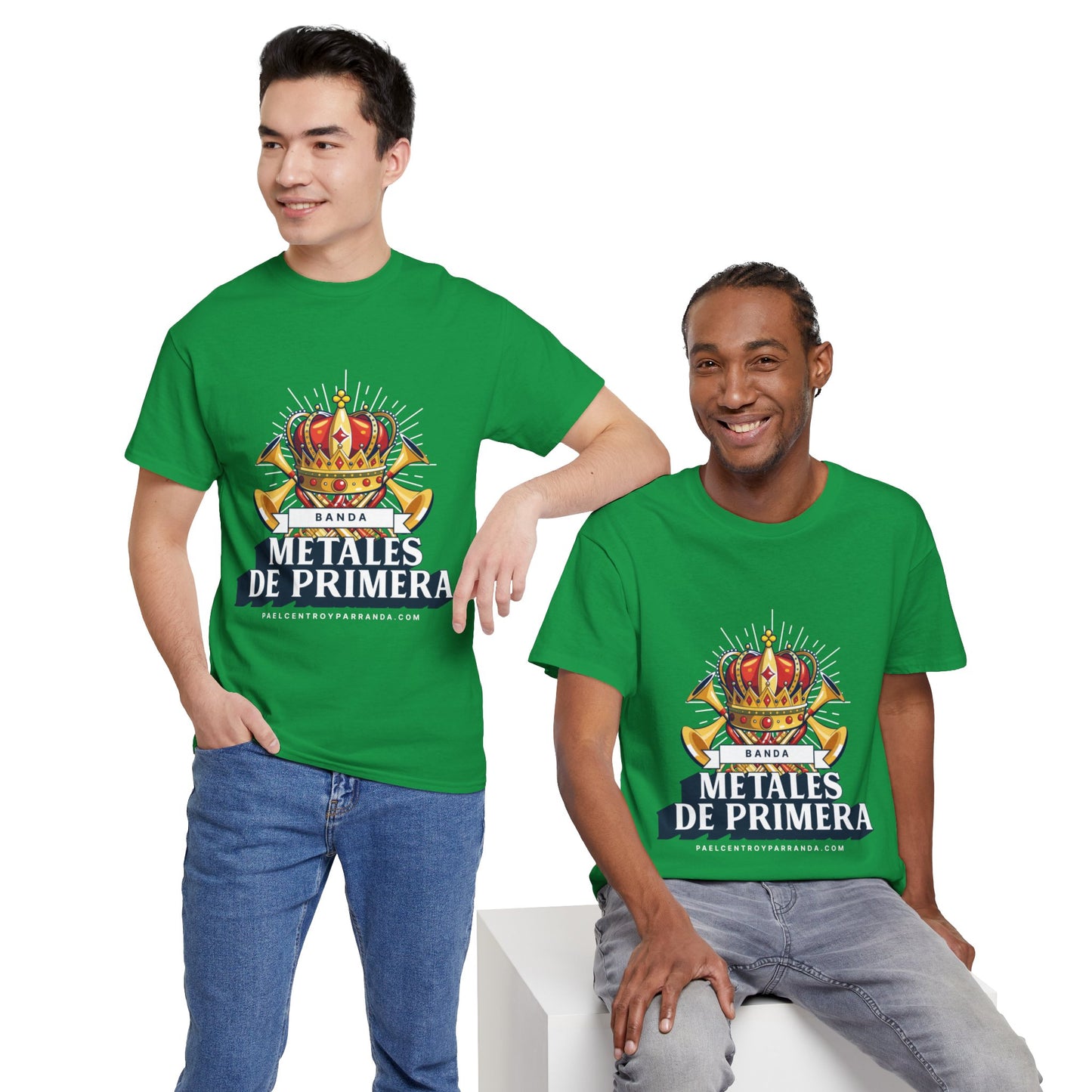 Metales de Primera. (adults) Unisex Heavy Cotton Tee
