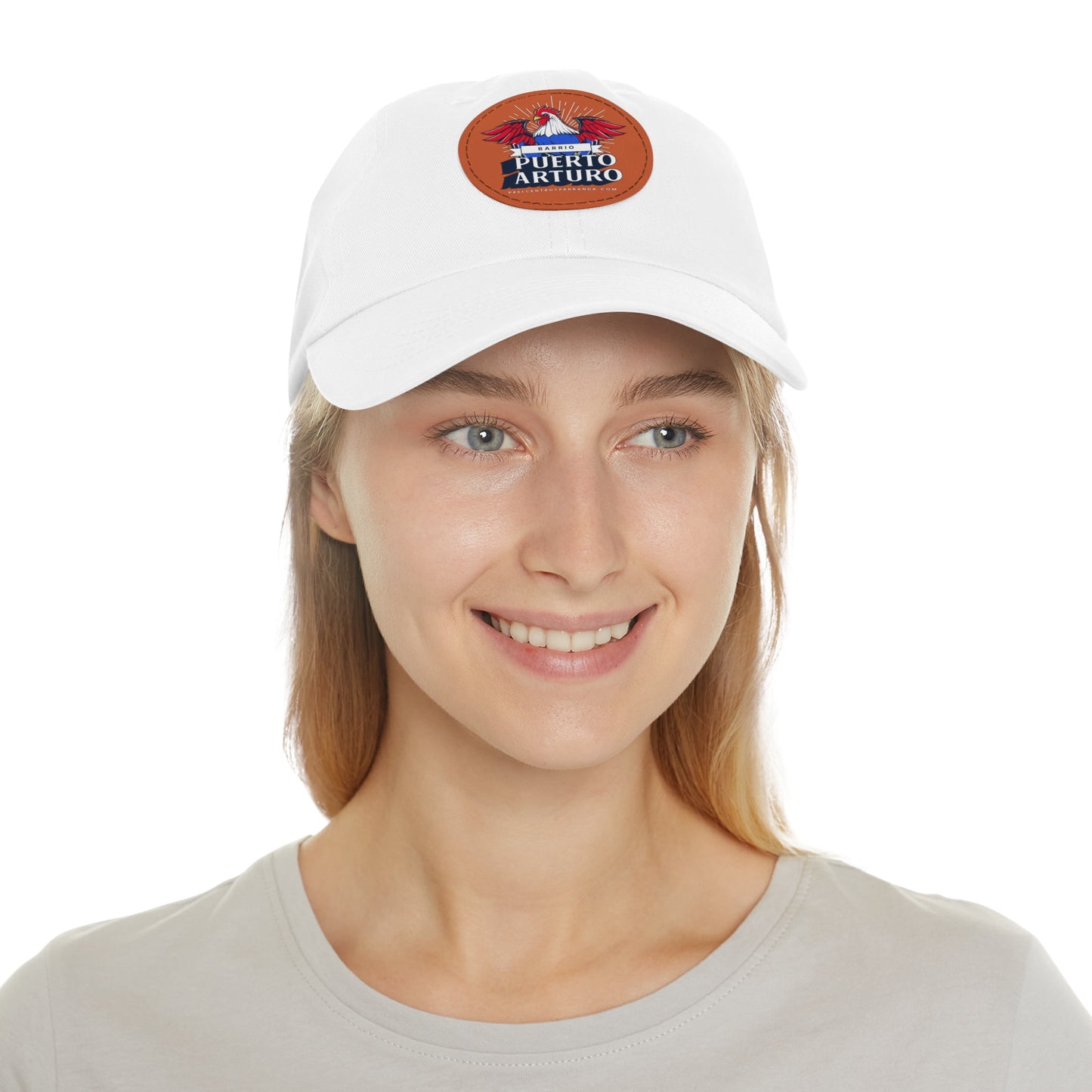 Puerto Arturo, Mayajigua. Dad Hat with Leather Patch (Round)