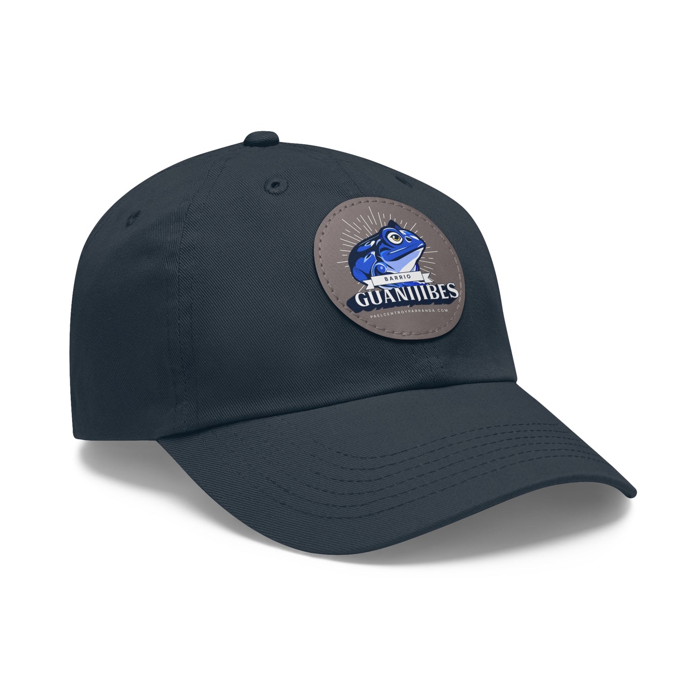Guanijibes, Zulueta. Dad Hat with Leather Patch (Round)
