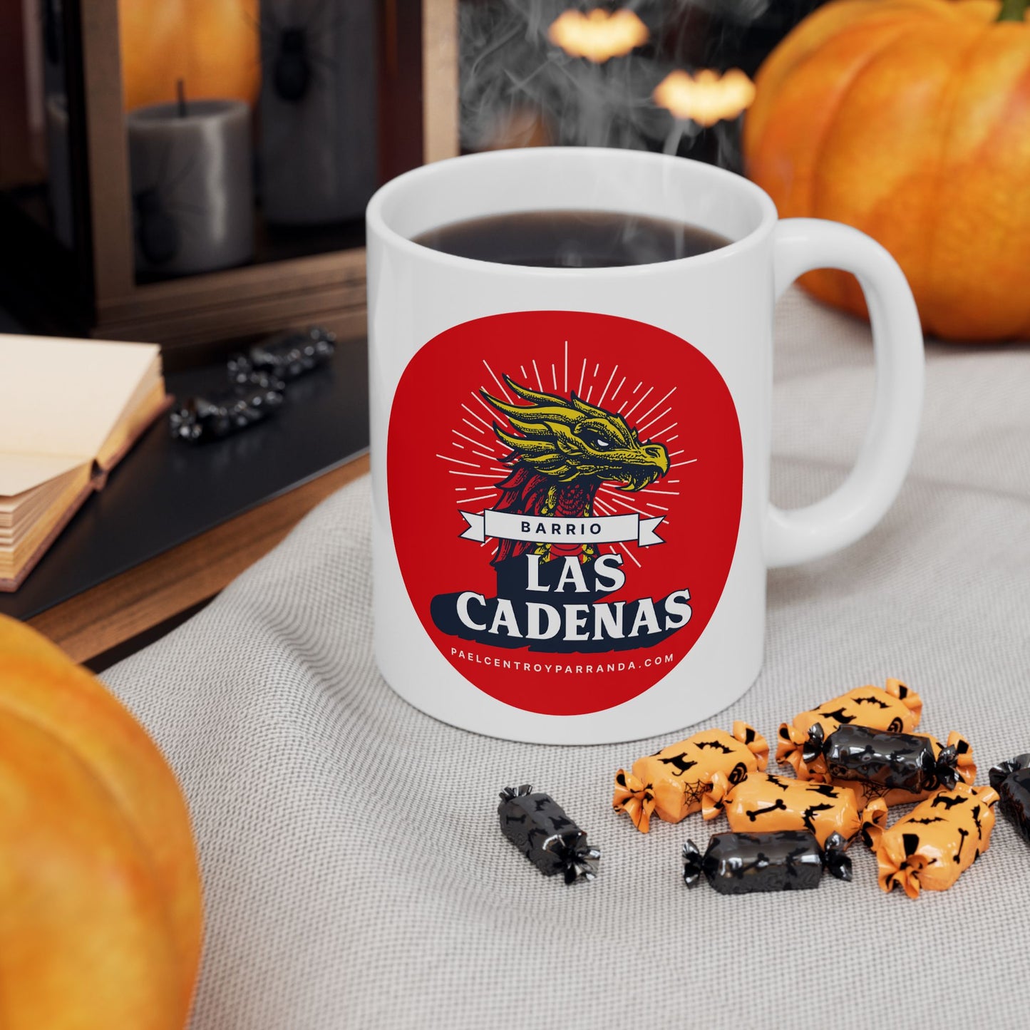 Las Cadenas, Mordazo. Ceramic Mug, (11oz, 15oz)