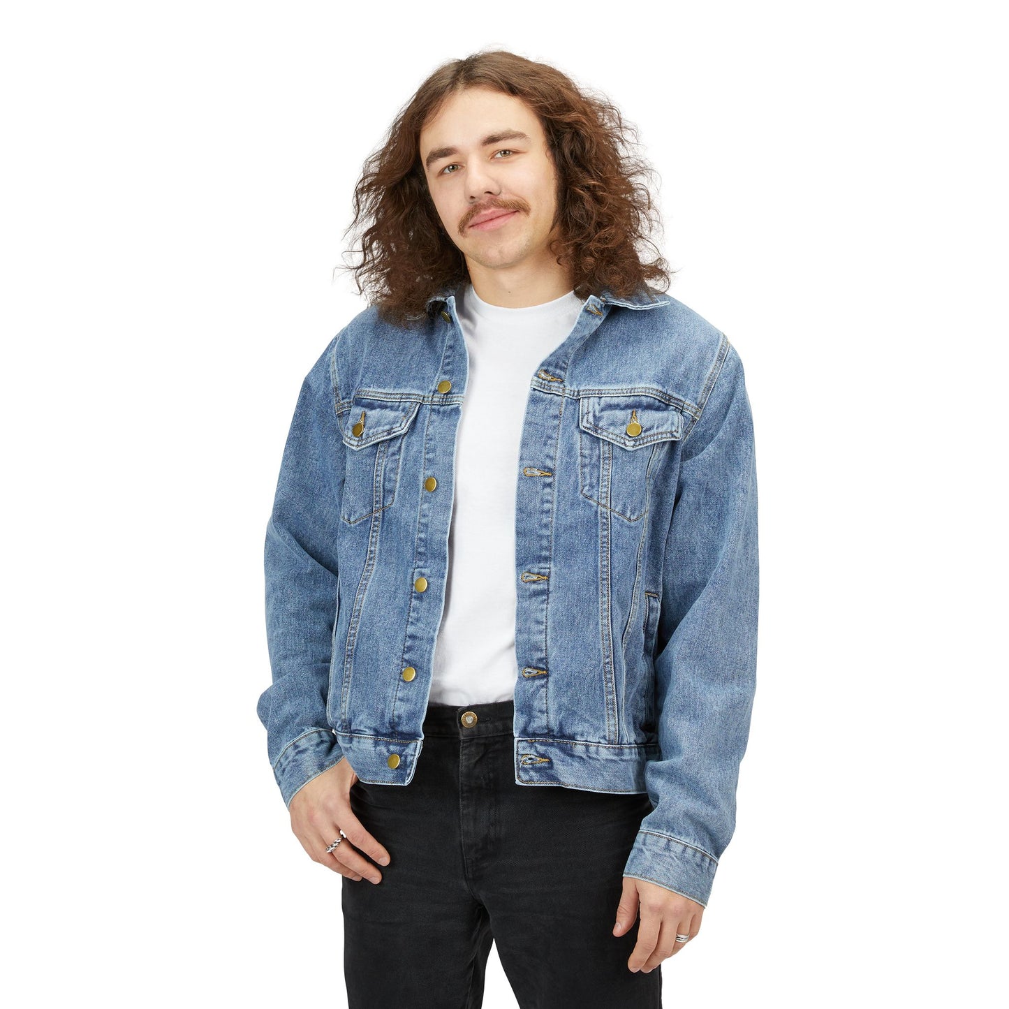 El Carmen, Remedios. Men's Denim Jacket