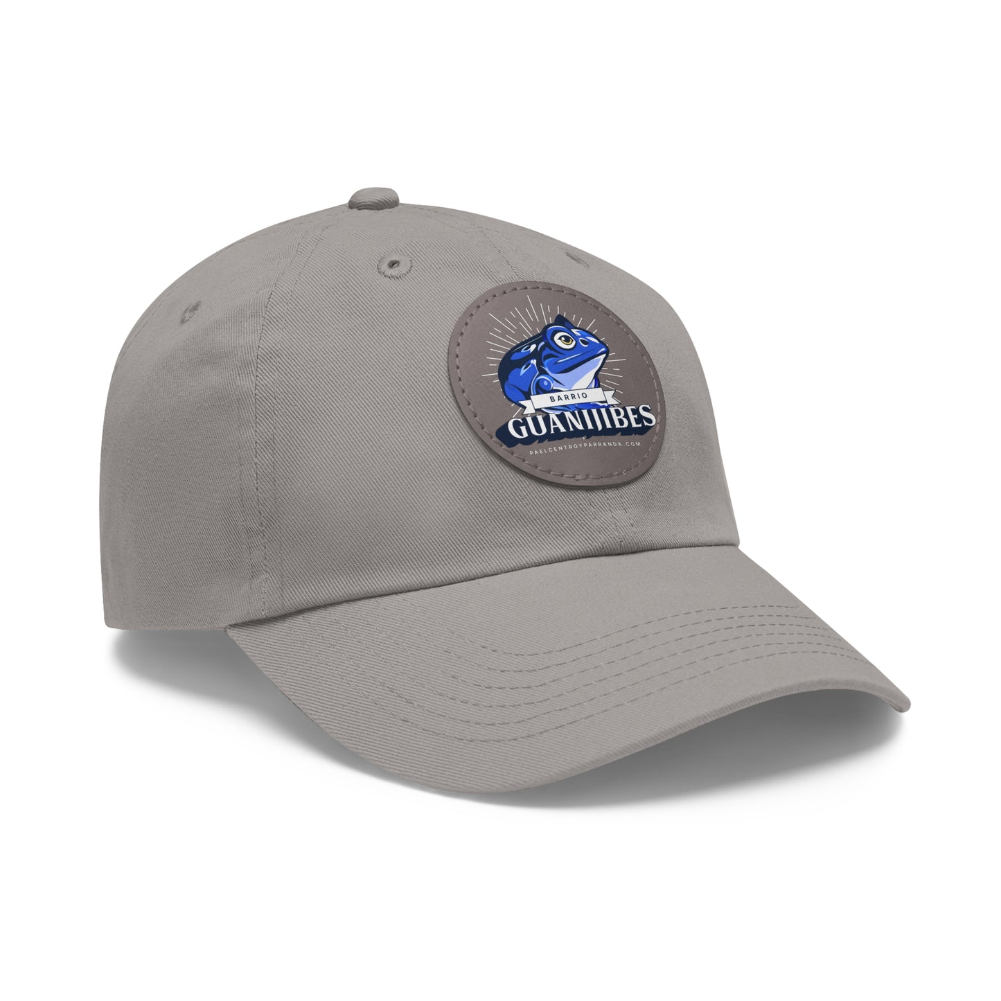Guanijibes, Zulueta. Dad Hat with Leather Patch (Round)