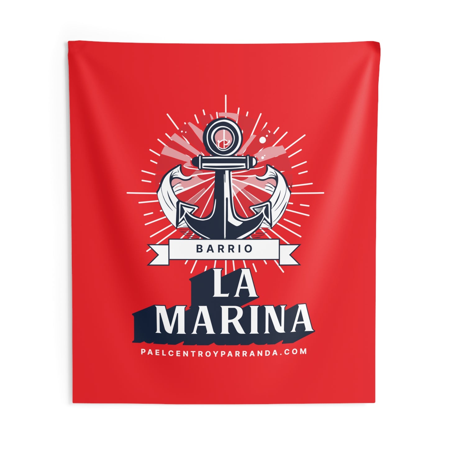 La Marina, Caibarién. Vertical. Indoor Wall Tapestries