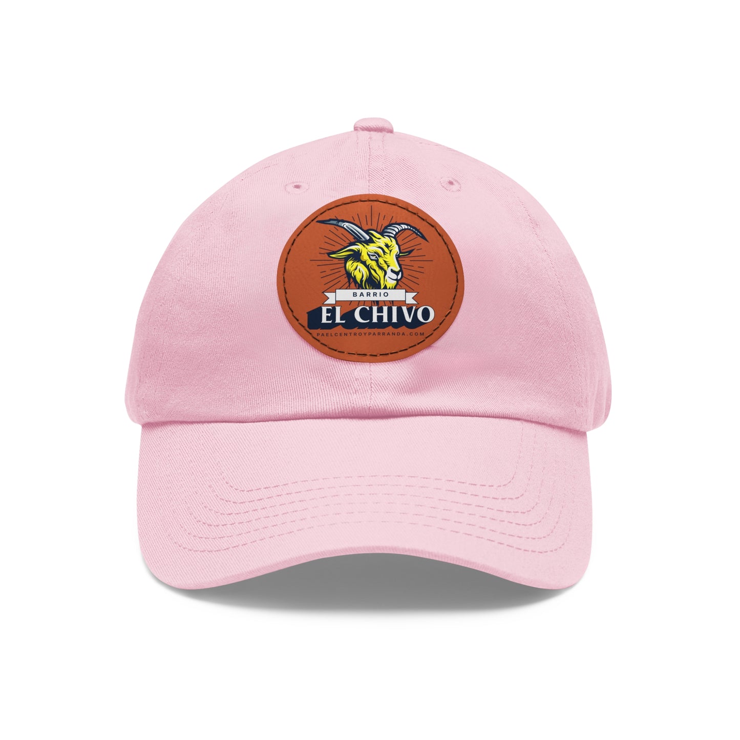 El Chivo, Zaza del Medio. Dad Hat with Leather Patch (Round)