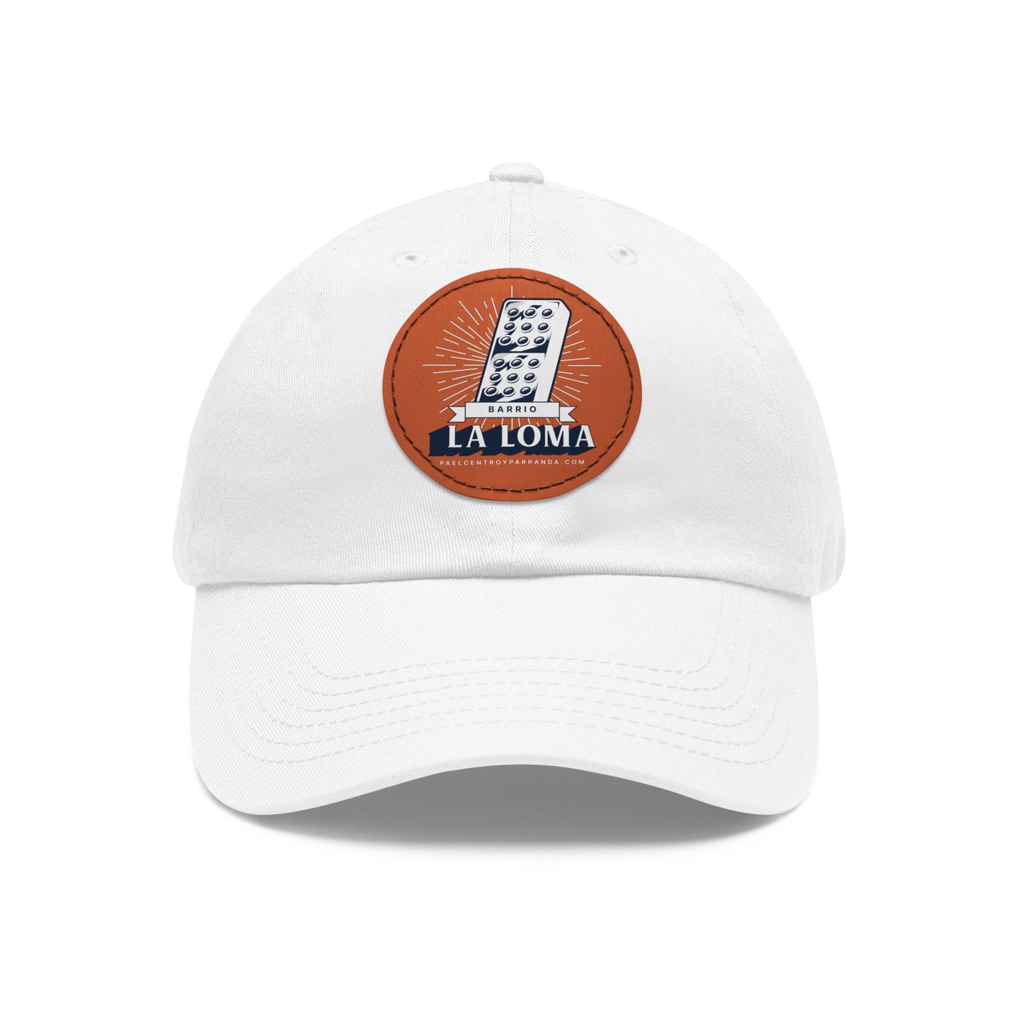 La Loma, Buenavista. Dad Hat with Leather Patch (Round)