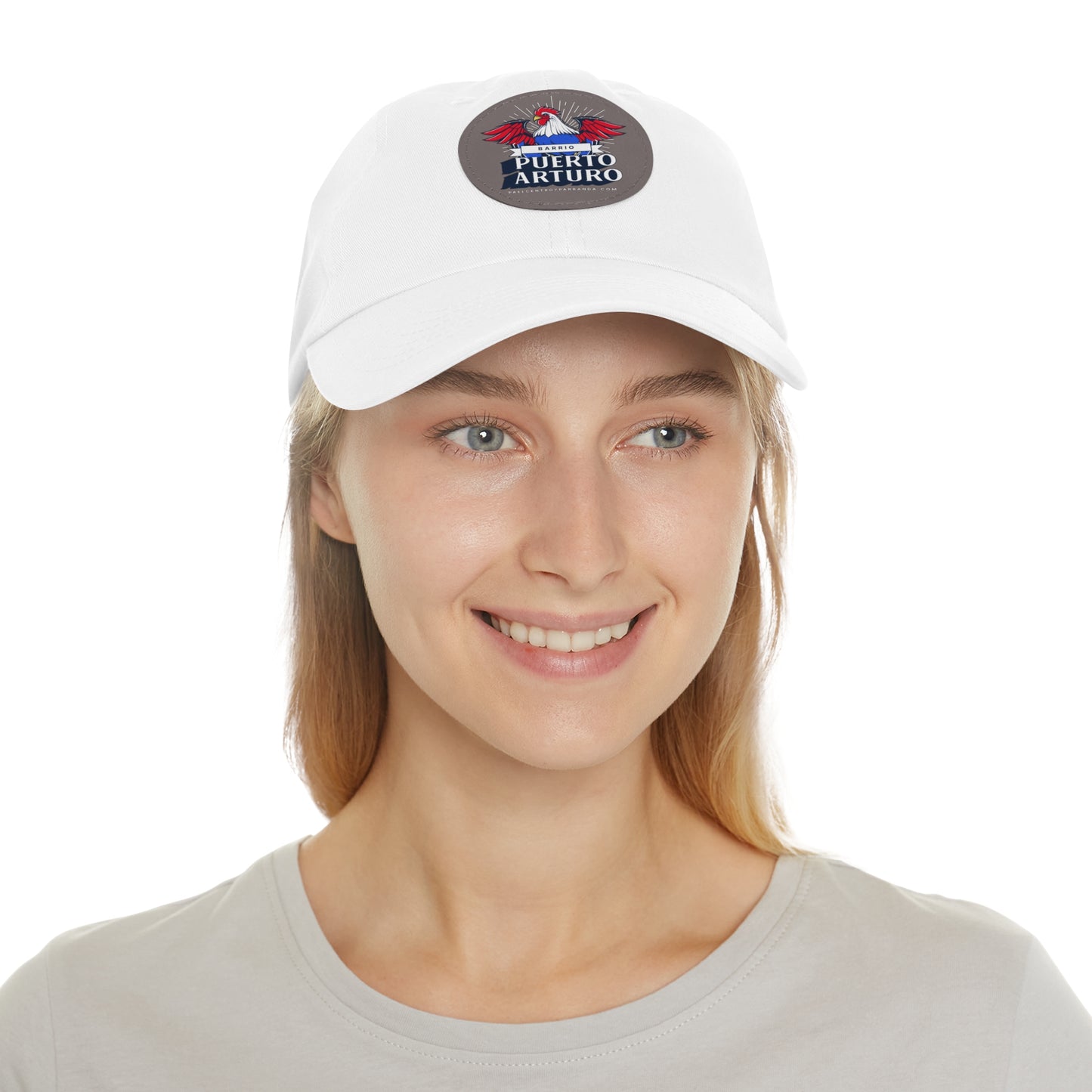 Puerto Arturo, Mayajigua. Dad Hat with Leather Patch (Round)