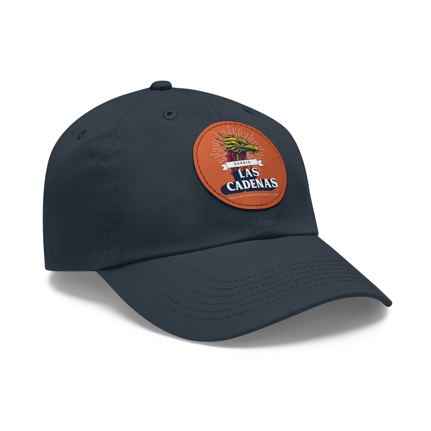 Las Cadenas, Mordazo. Dad Hat with Leather Patch (Round)