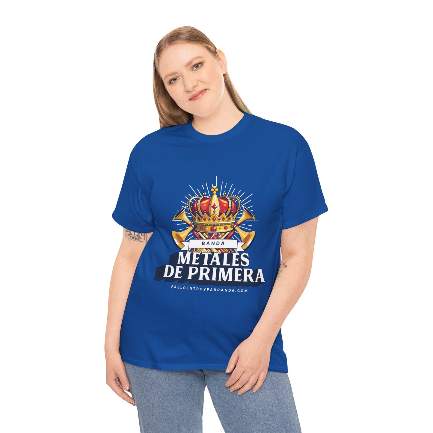 Metales de Primera. (adults) Unisex Heavy Cotton Tee