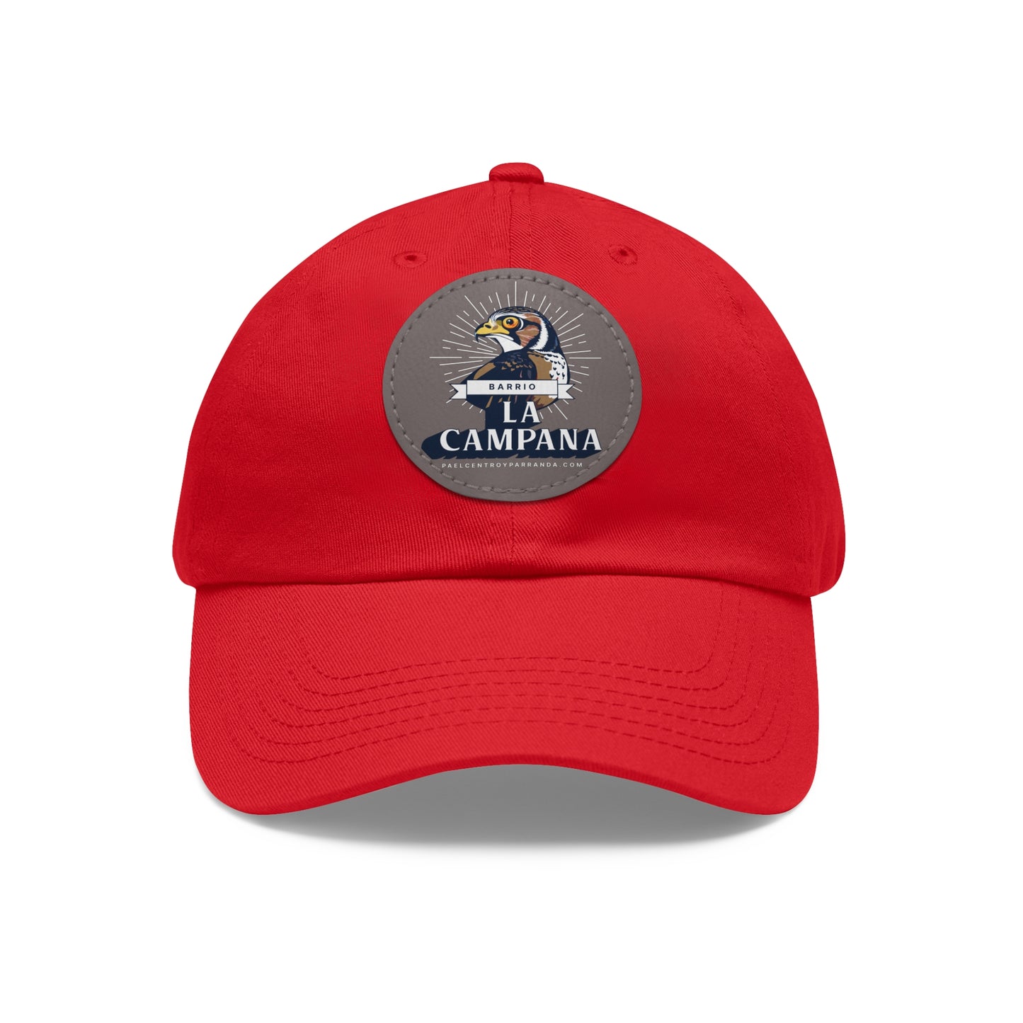 La Campana, Mayajigua. Dad Hat with Leather Patch (Round)