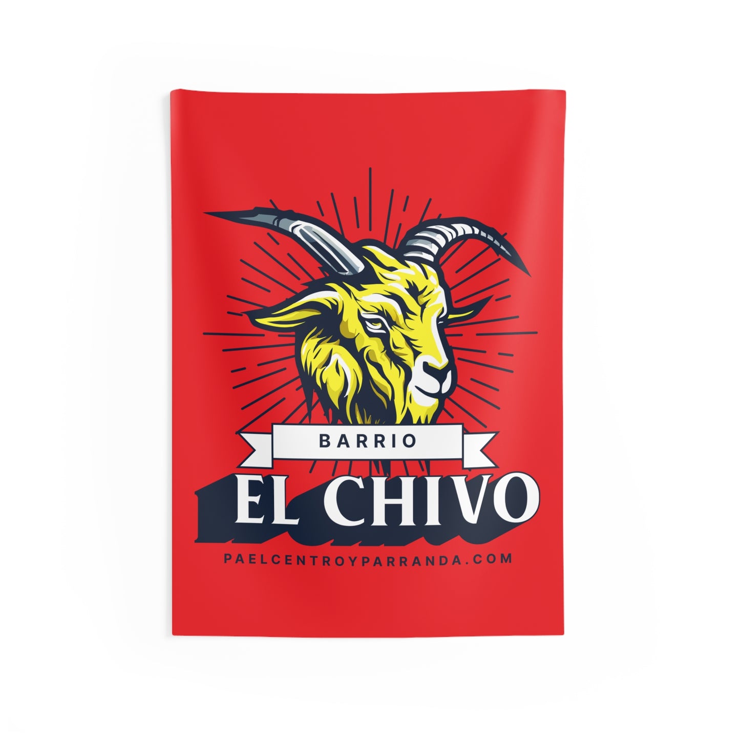 El Chivo, Zaza del Medio. Vertical Indoor Wall Tapestries