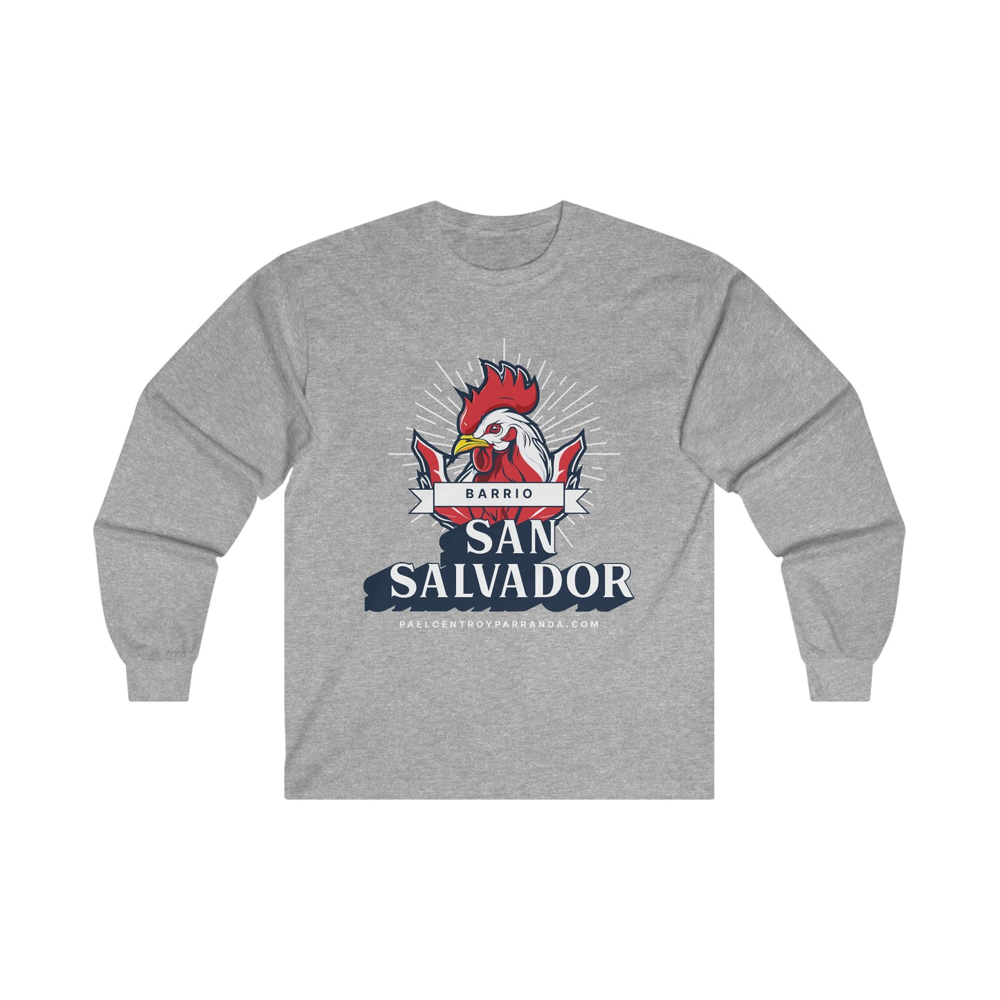 San Salvador, Remedios. Ultra Cotton Long Sleeve Tee