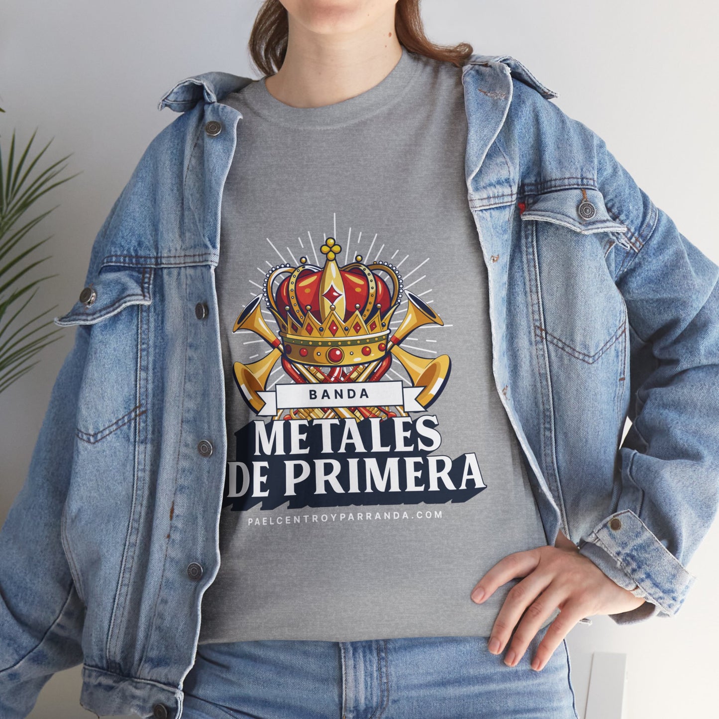 Metales de Primera. (adults) Unisex Heavy Cotton Tee