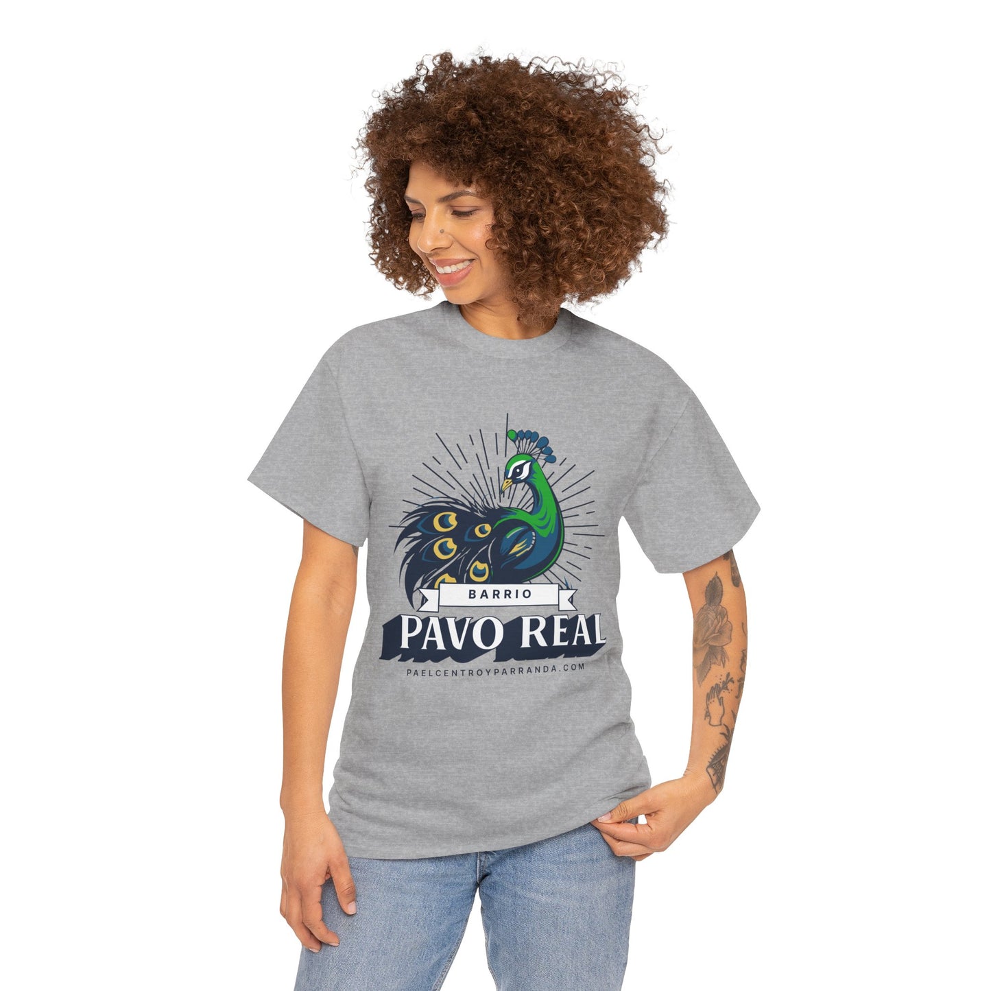 Pavo Real, El Santo. Unisex Heavy Cotton Tee
