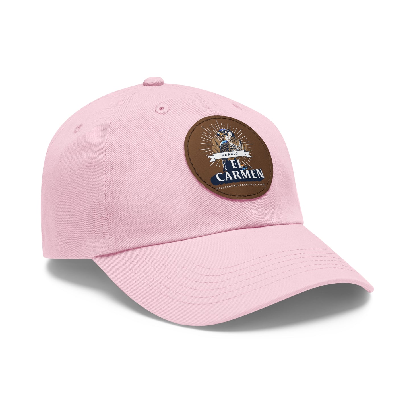 El Carmen, Remedios. Dad Hat with Leather Patch (Round)